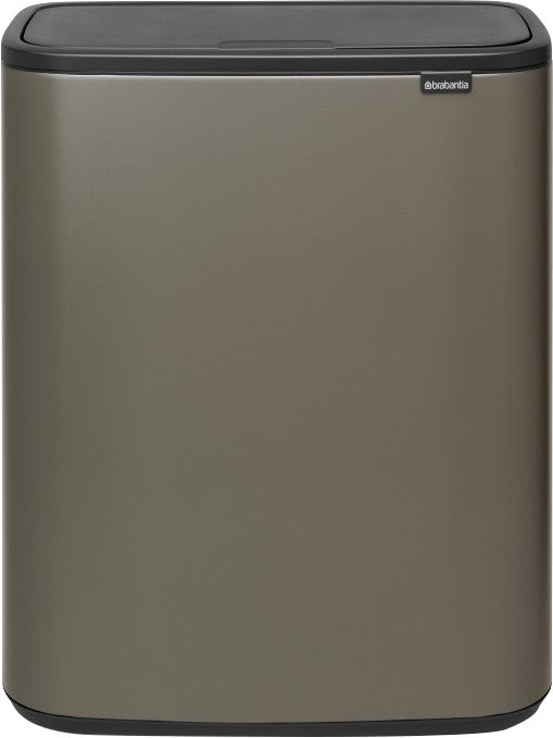 Poubelle Brabantia Bo Touch 60 litres Platine