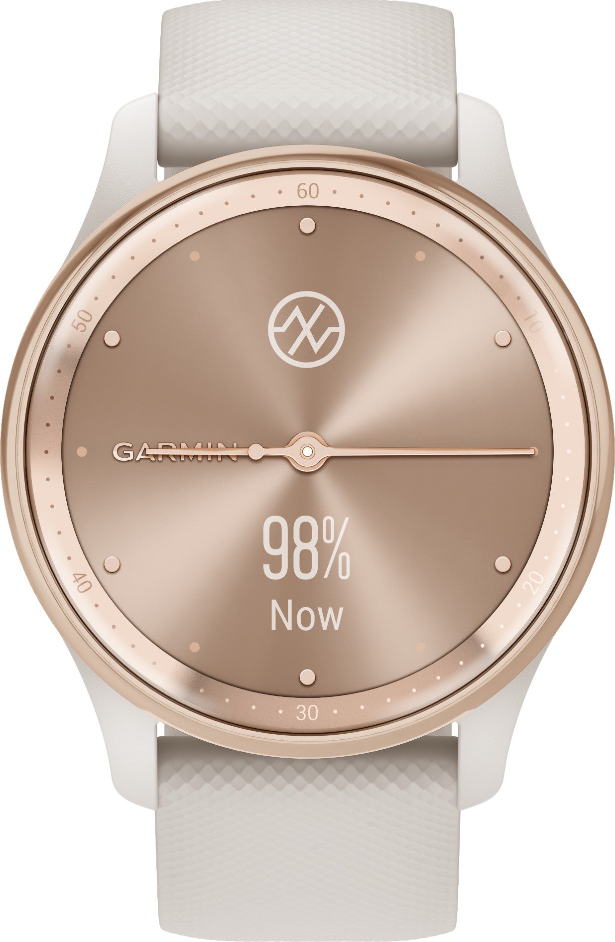 Garmin vivomove Trend - White Cream