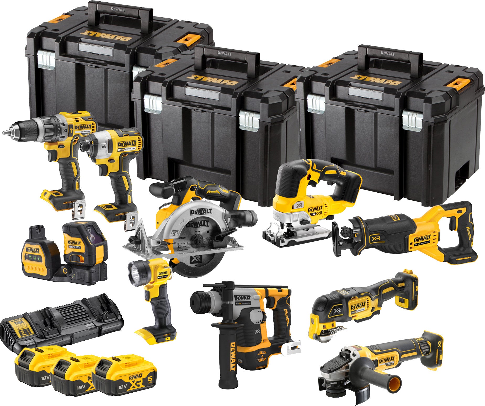 DeWalt DCK1012P4T-QW Combination Tool Set