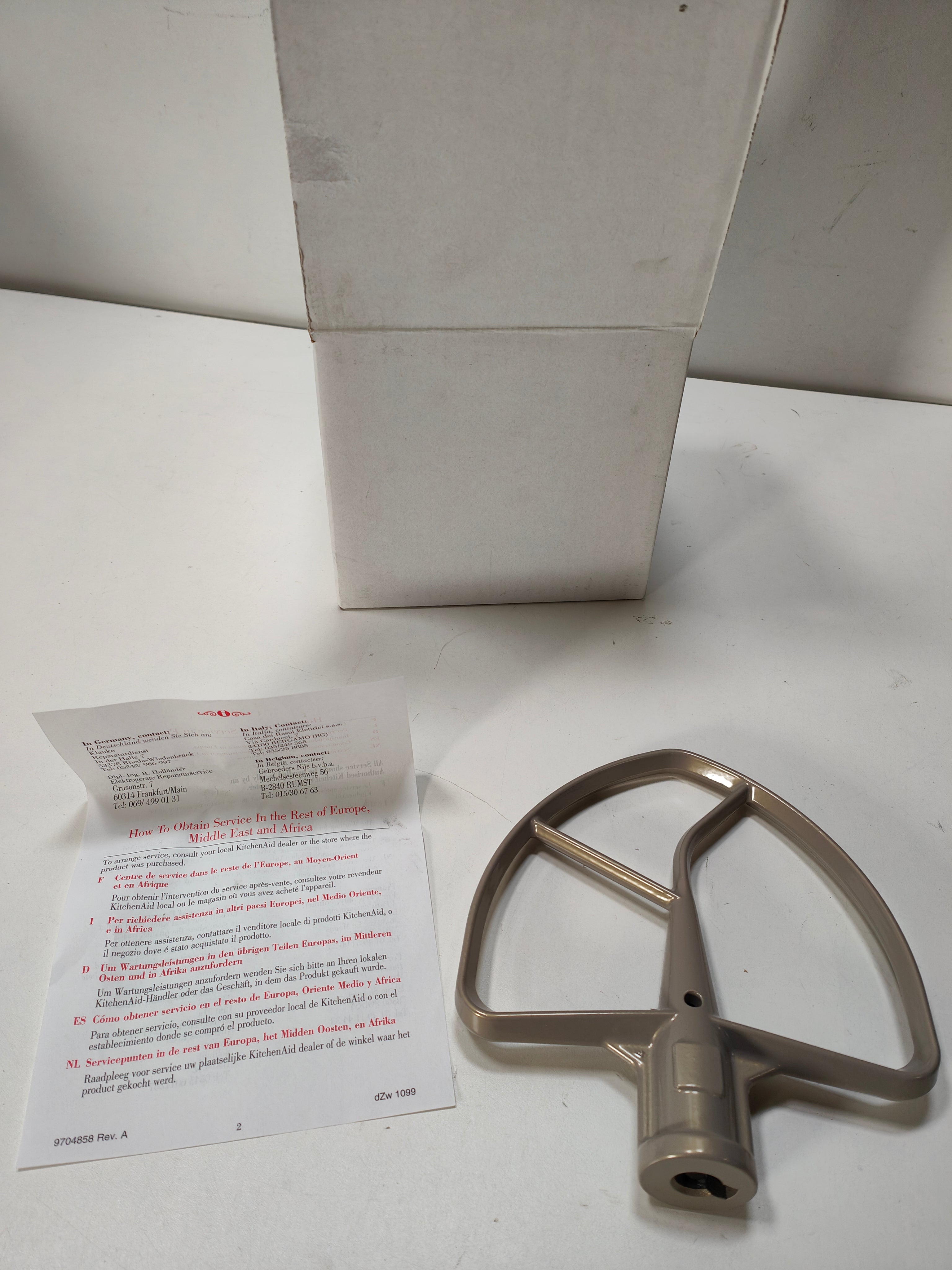 Kitchenaid 5K7FB Mixing hook