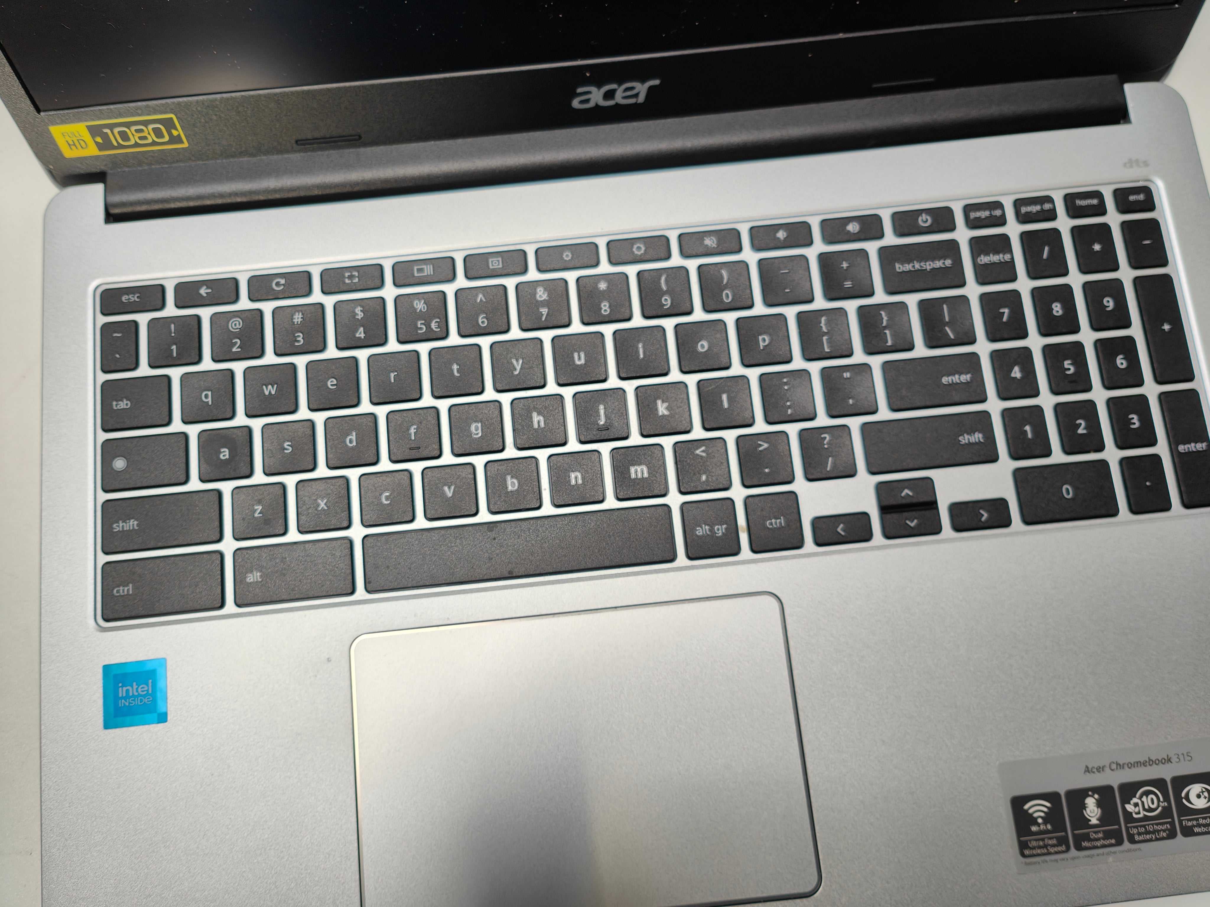 Acer Chromebook 315 (CB315-4HT-C259) QWERTY