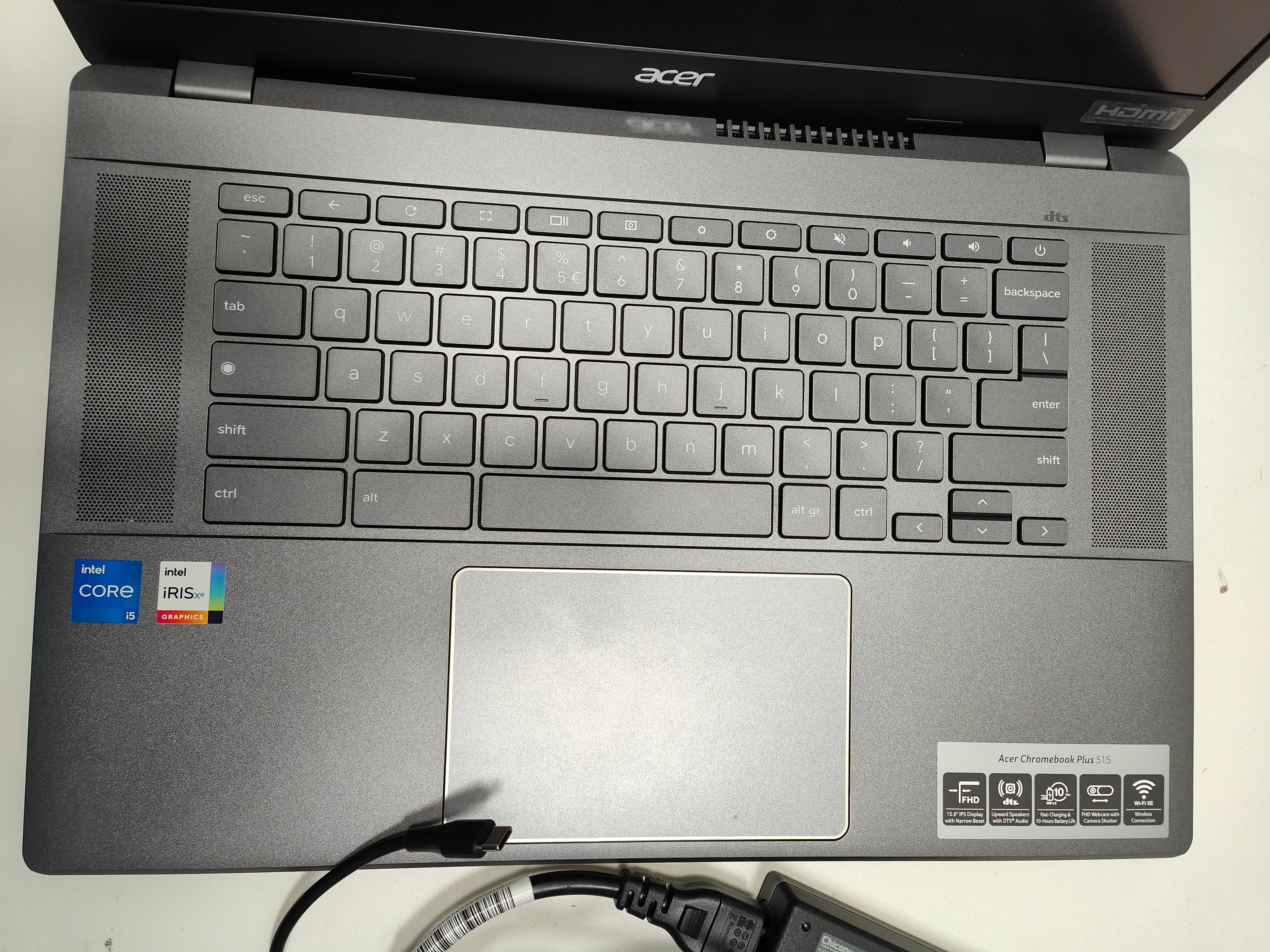 Acer Chromebook Plus 515 CB515-2HT-5789 QWERTY