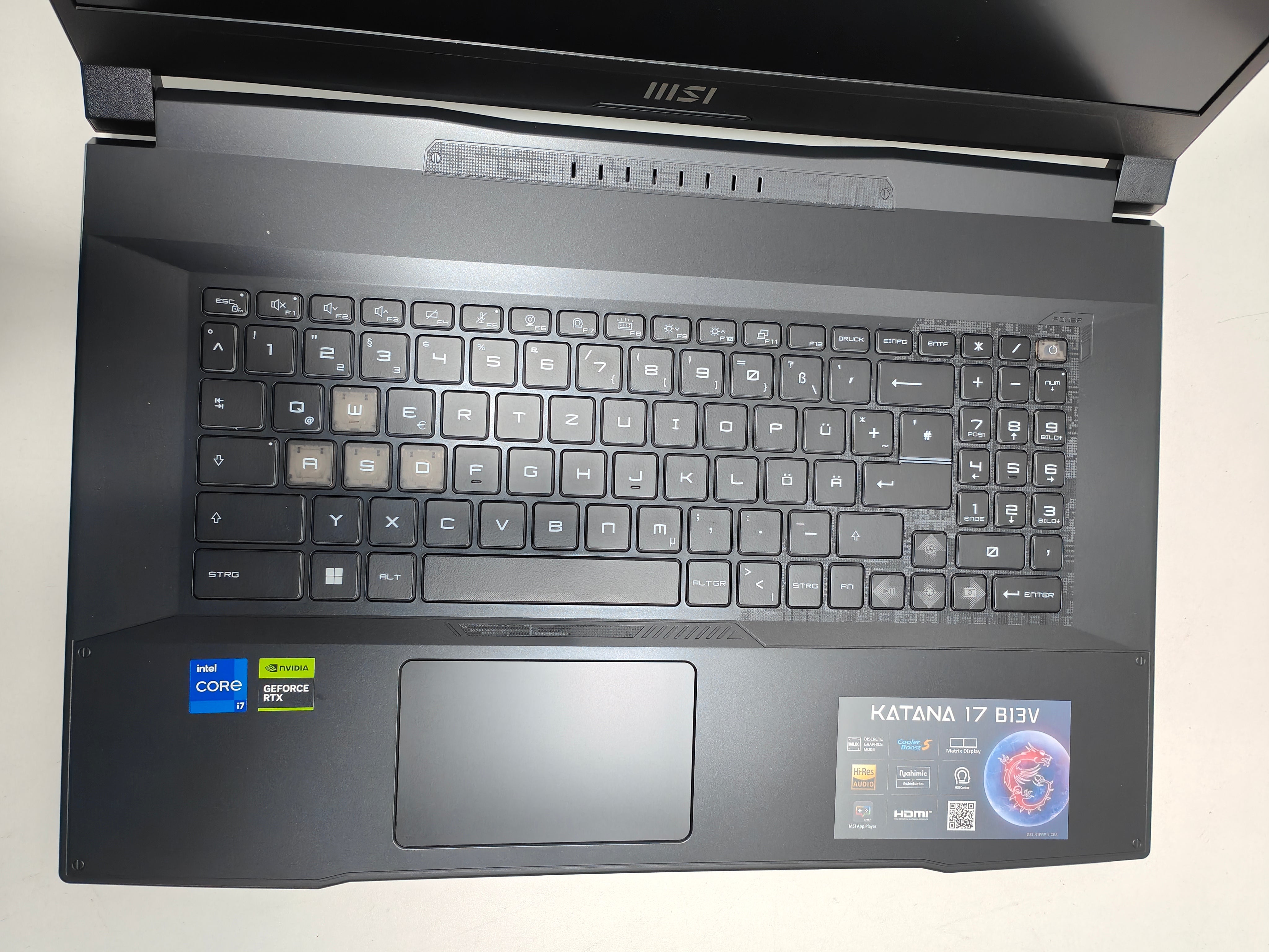 MSI Katana 17 B13VFK-853 QWERTZ