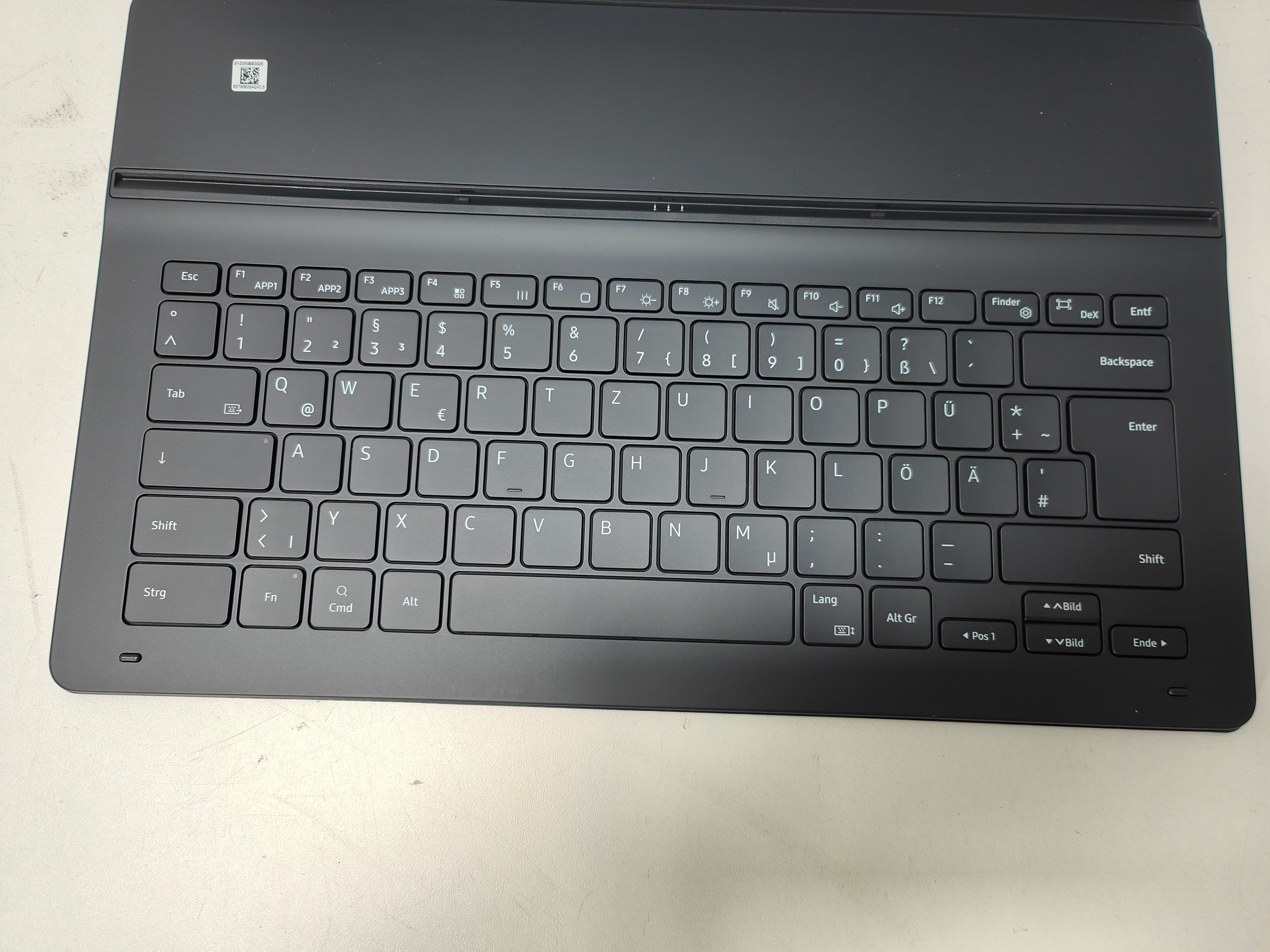 Samsung Galaxy Tab S9 Ultra Book Cover Keyboard Black QWERTZ