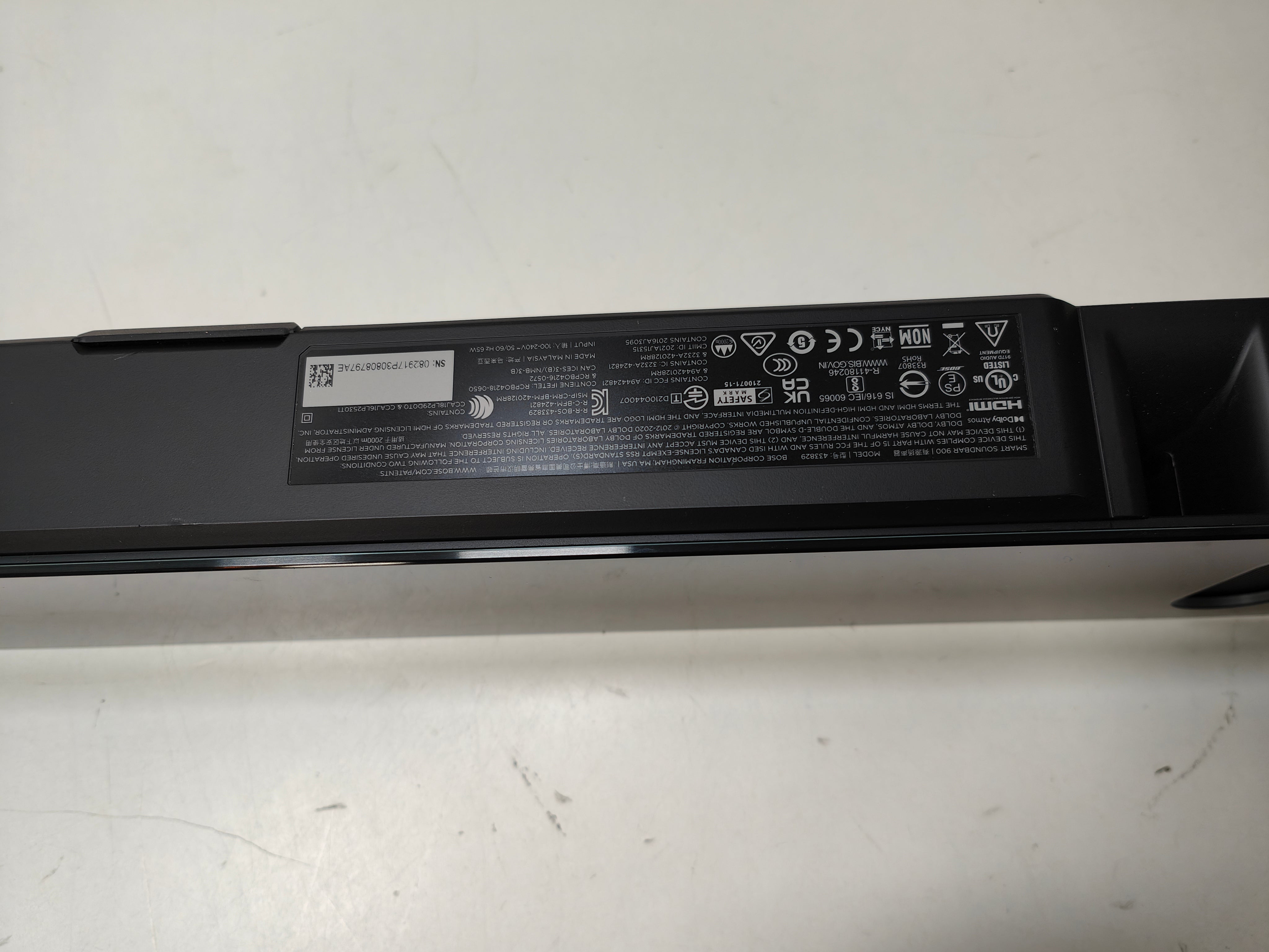 Bose Smart Soundbar 900 ZWart