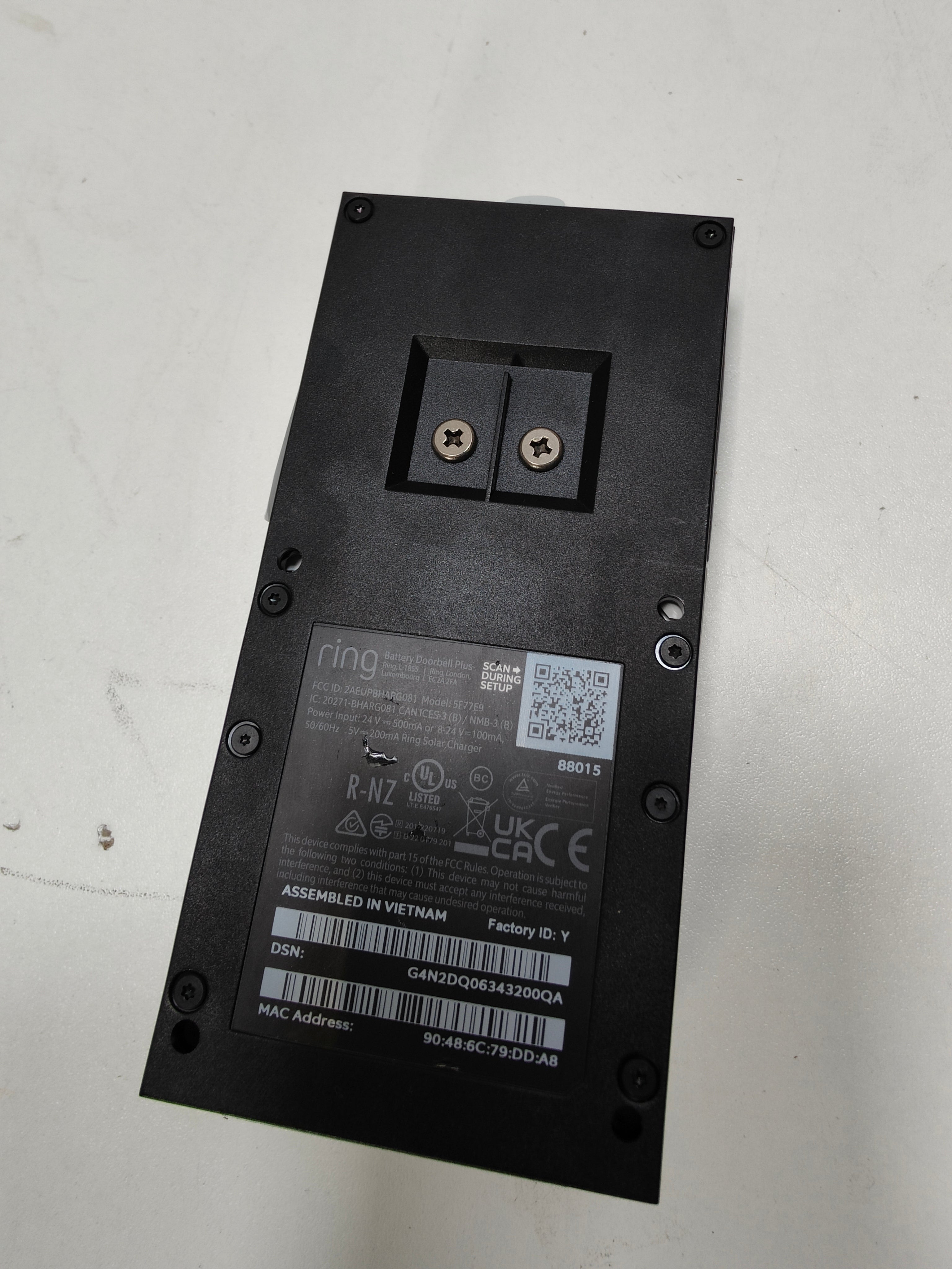 Ring Video-Türklingel Akku Plus