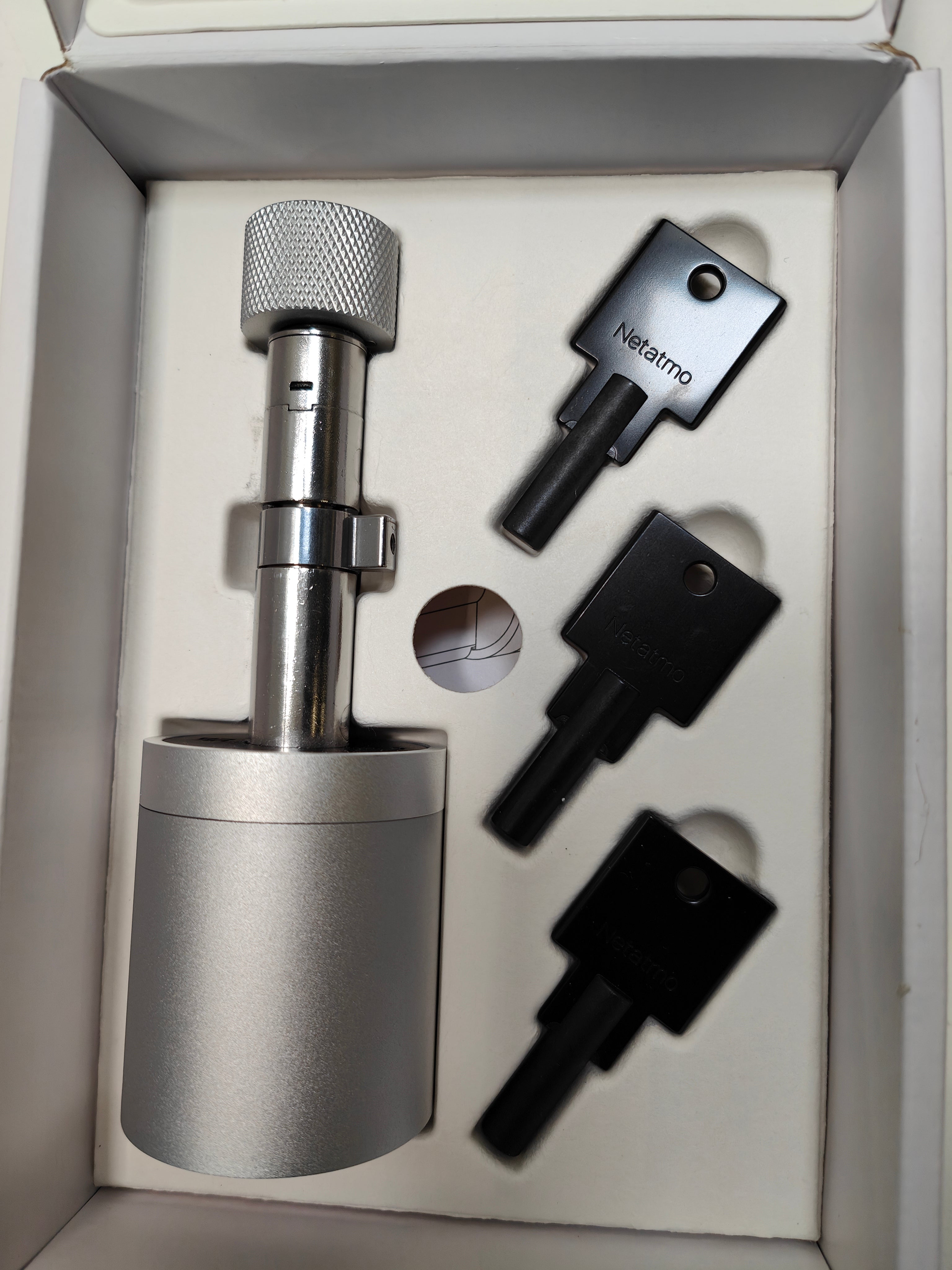 Netatmo Slim Slot met 3 sleutels- EC