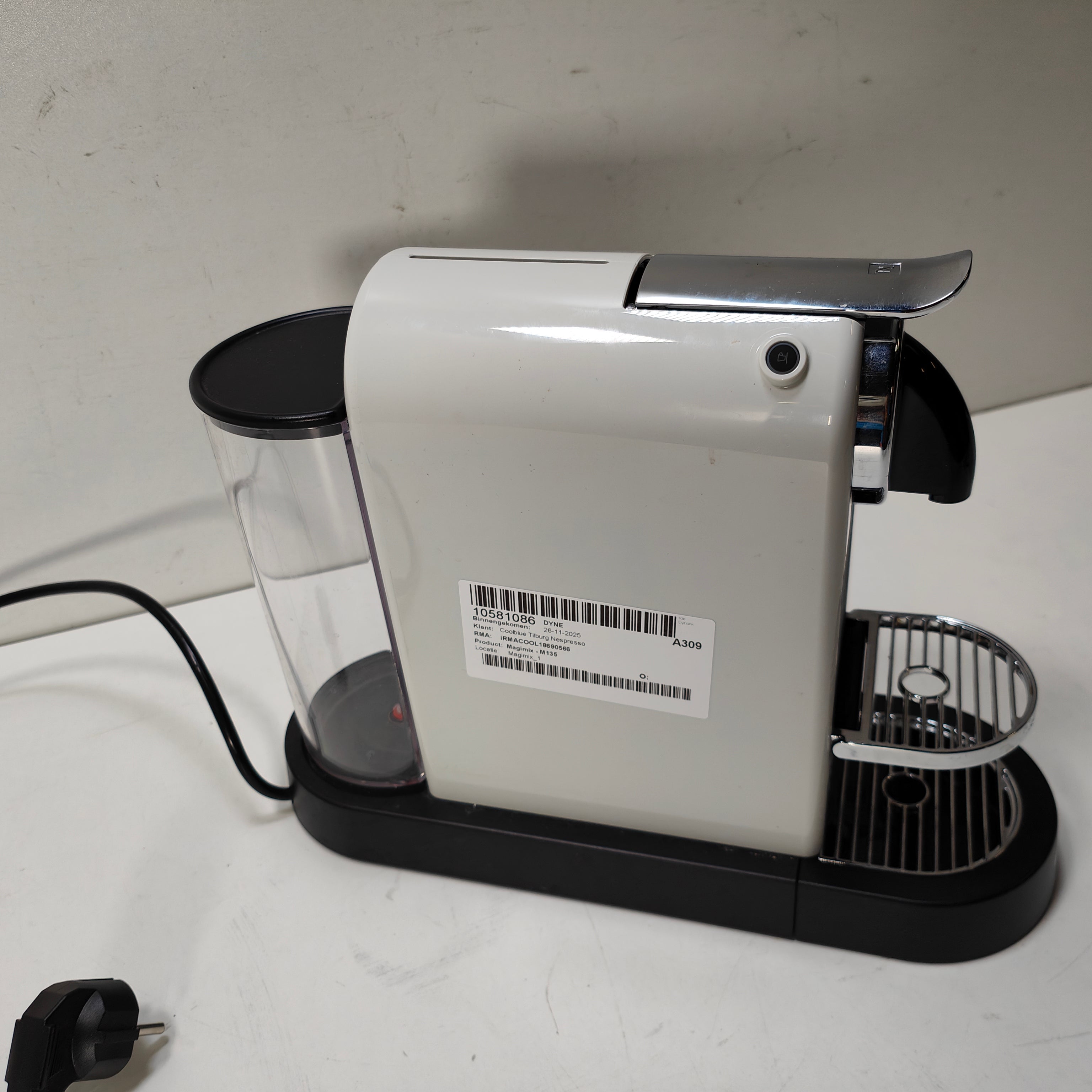 Magimix Nespresso CitiZ M196 Wit