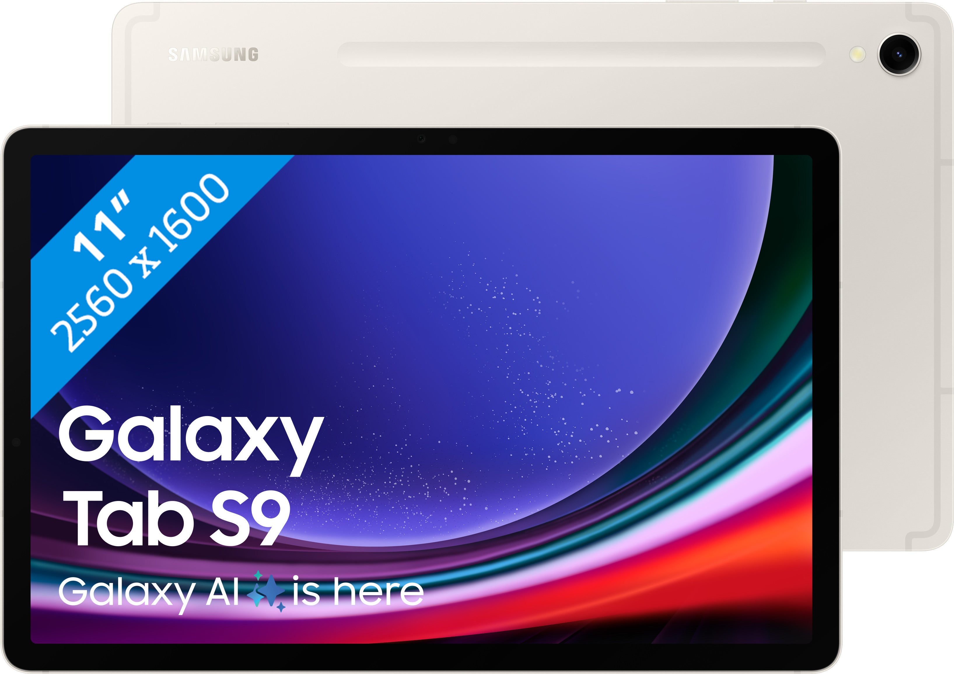 Samsung Galaxy Tab S9 11 inch 128 GB Wifi Crème
