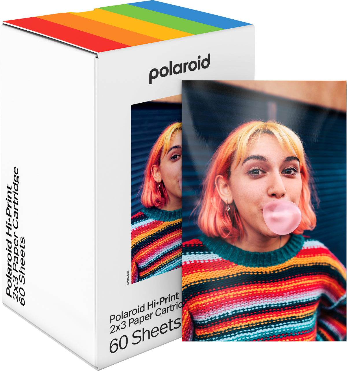 Papier photo Polaroid Hi-Print 2×3 (60 feuilles)