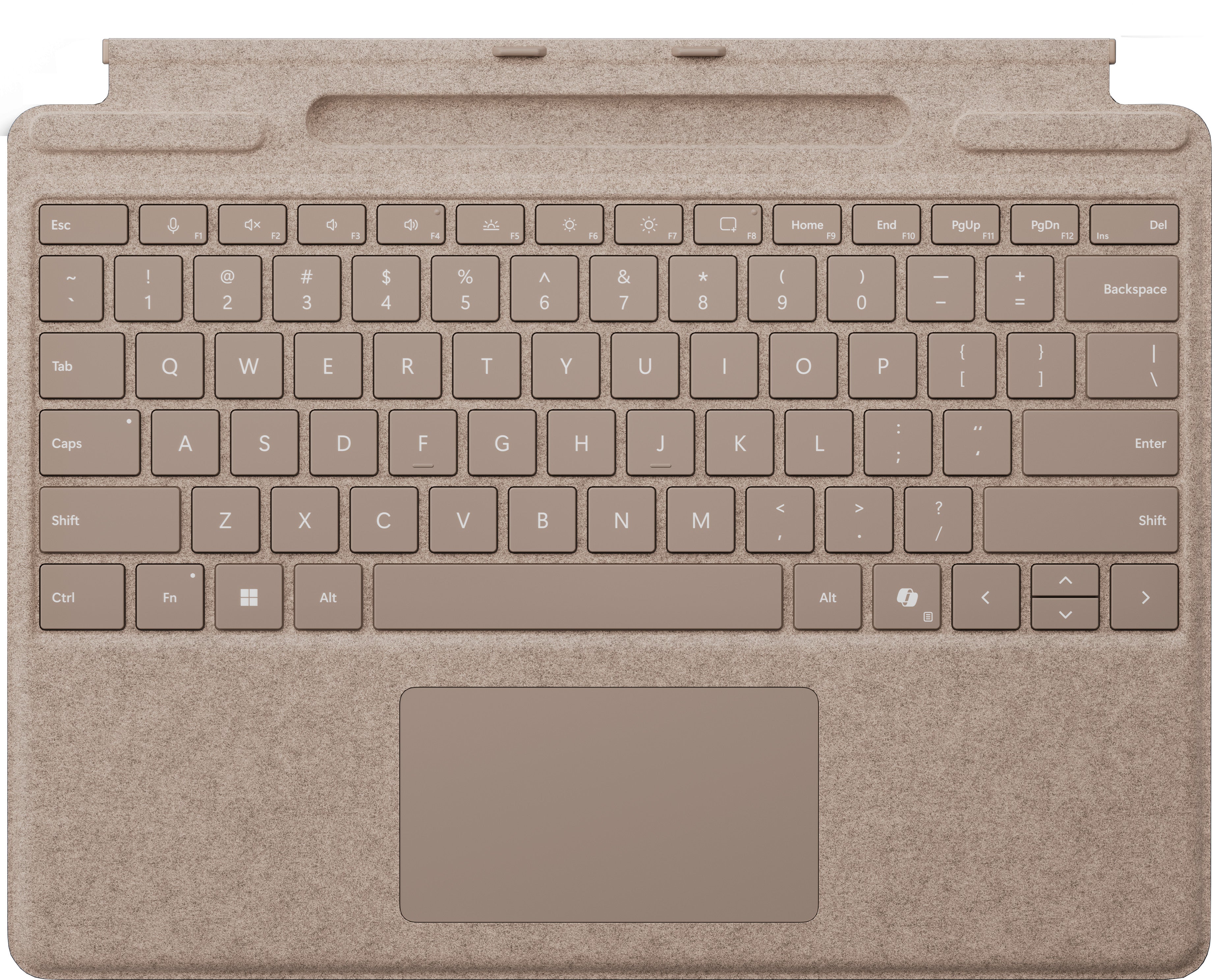 Microsoft Surface Pro 13 Inch Type Cover met penopslag Duinzand Qwerty