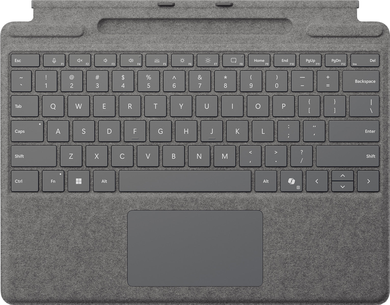 Microsoft Surface Pro 13 Inch Type Cover met penopslag Platina Qwerty