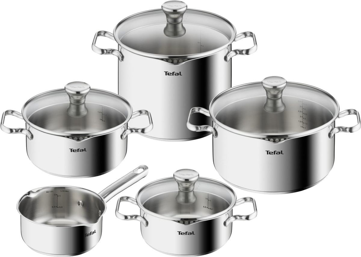 Tefal Duetto 5-teiliges Pfannenset