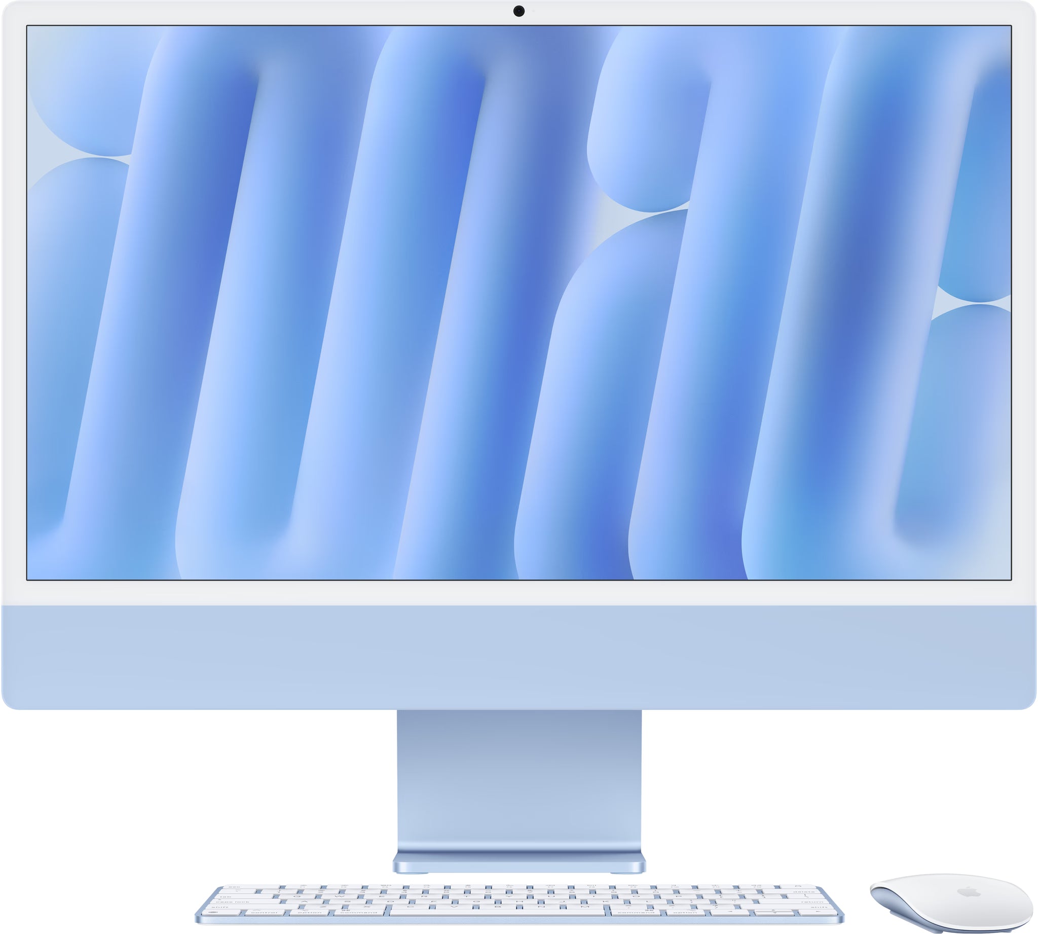 Apple iMac 24 Zoll M4 (8-Kern-CPU/8-Kern-GPU) 16 GB/256 GB Blau AZERTY