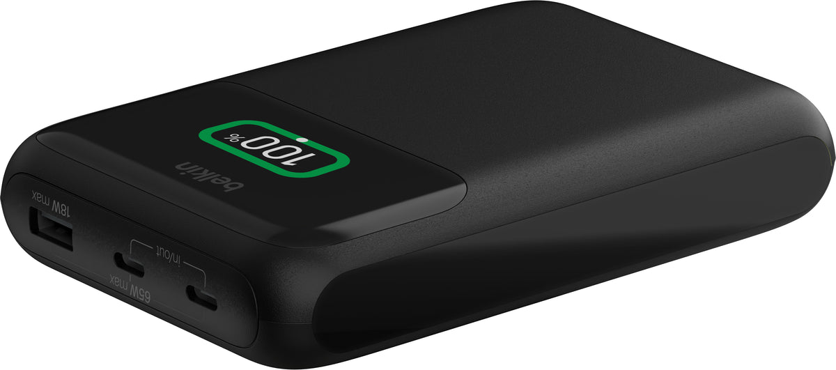 Belkin 20k 65w Laptop Powerbank Digital display