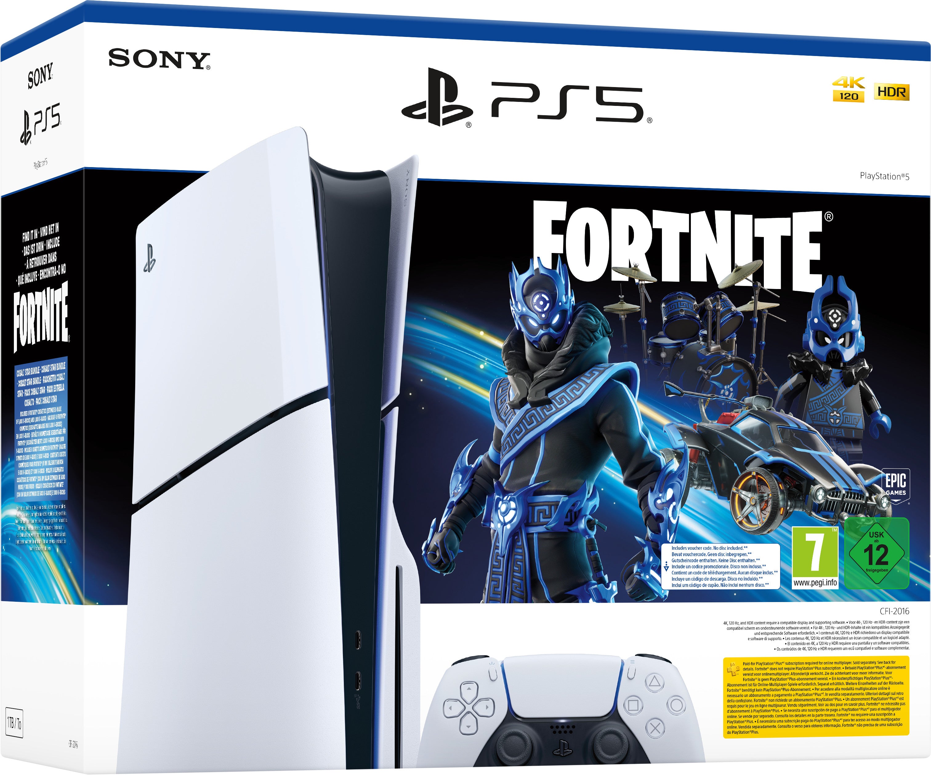 Sony PlayStation 5 Slim Disc Edition + Fortnite
