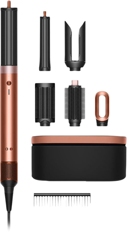 Dyson Airwrap Co-anda 2x Lisseur + Boucles Édition Limitée Soie Ambre