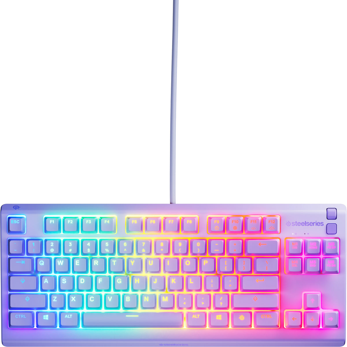 SteelSeries Apex 3 TKL Gaming Lavendel AZERTY