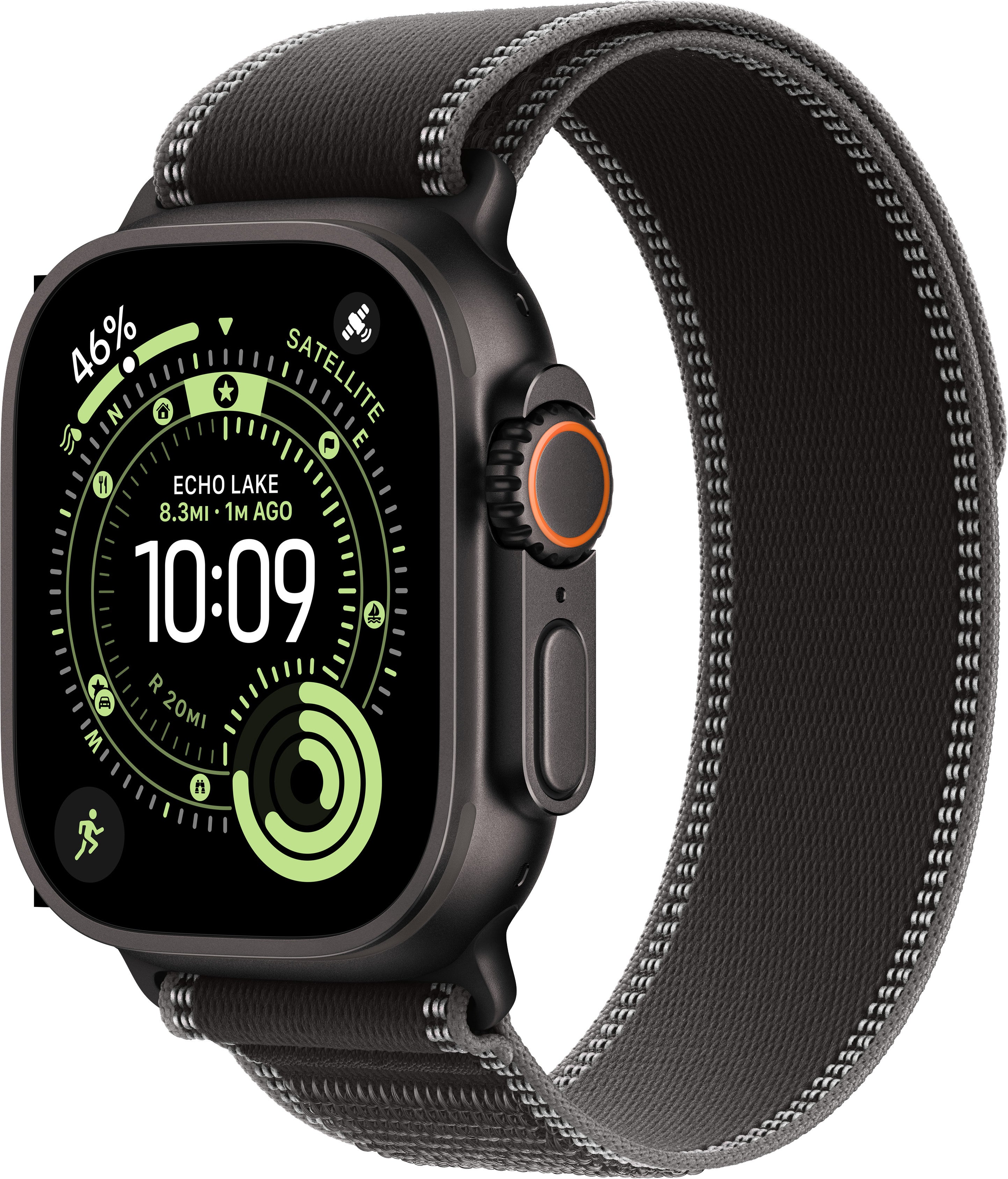 Apple Watch Ultra 3 5G 49mm Schwarz Trail Band M/L