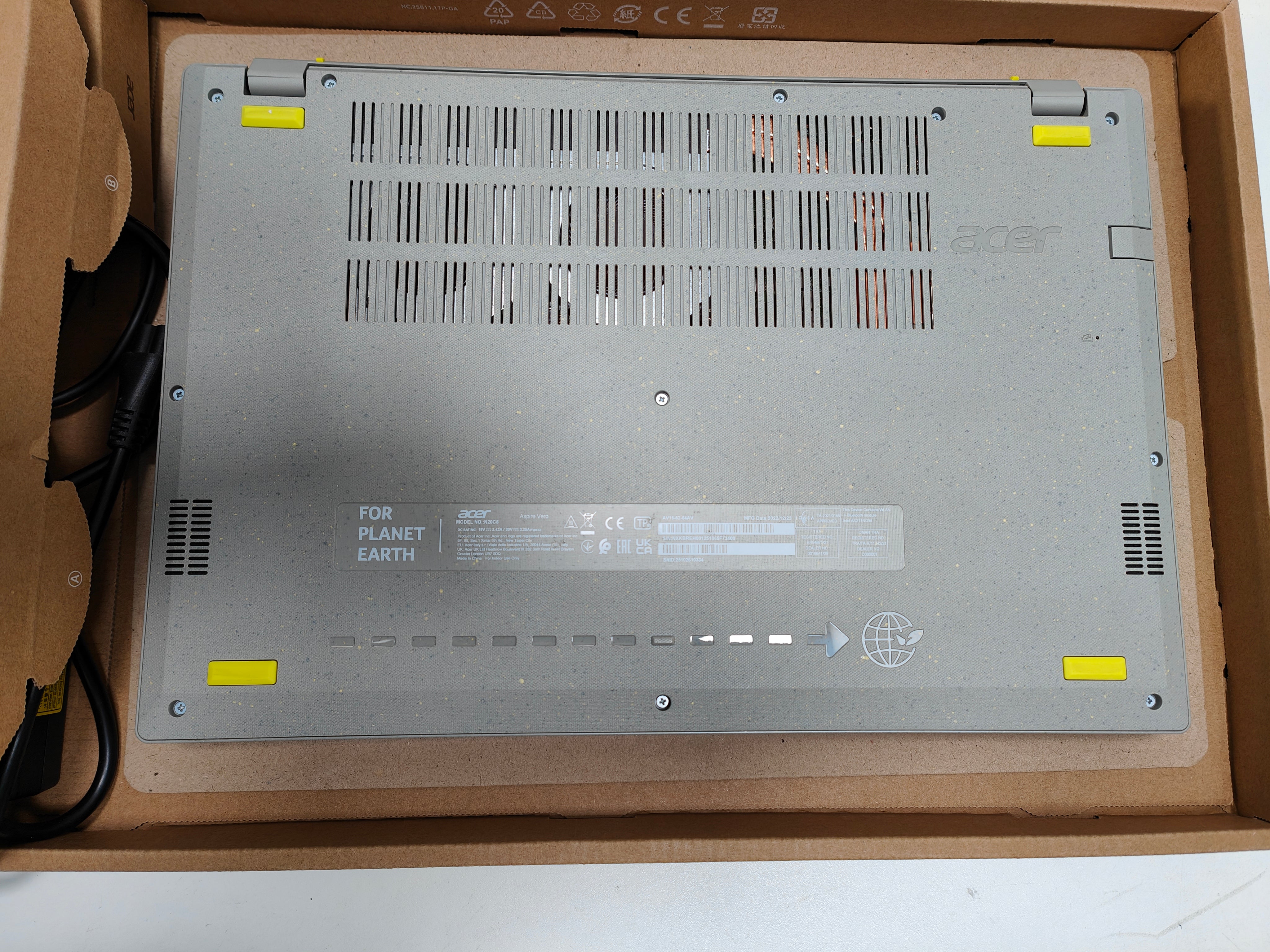 Acer Aspire Vero AV15-52-54AV AZERTY
