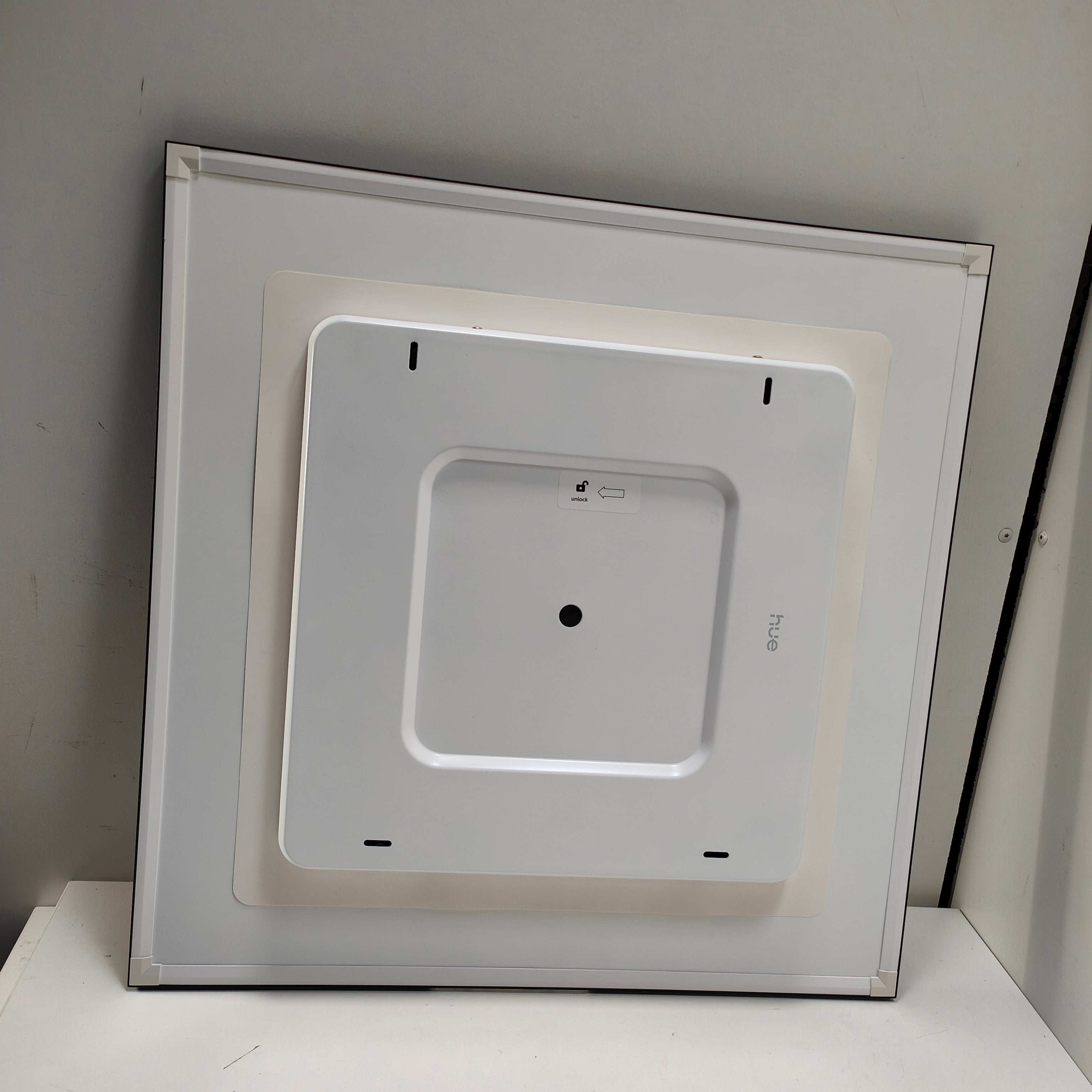 Philips Hue Aurelle White Ambiance Square Large Black