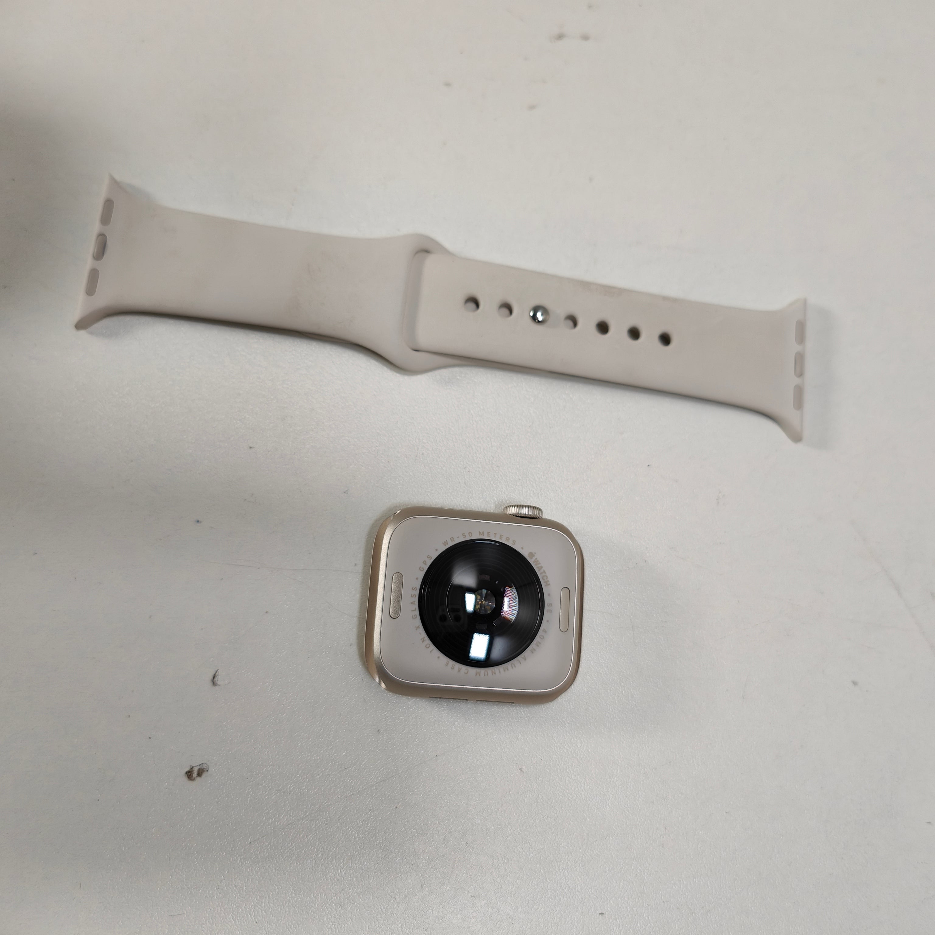 Apple Watch SE (2024) 40mm Starlight Sport Band S/M