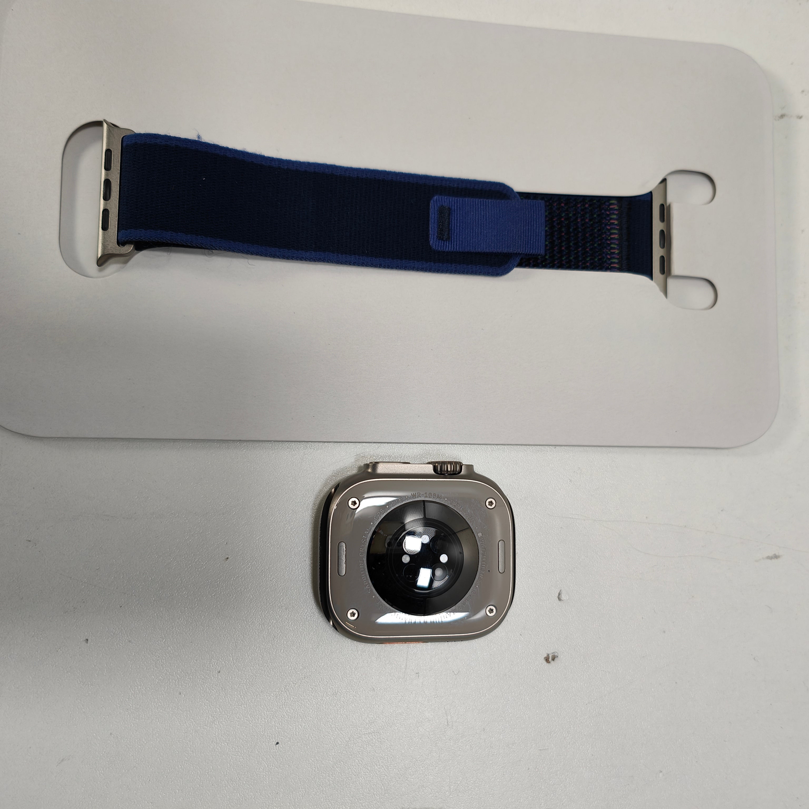 Apple Watch Ultra 2 4G 49mm Zilver Trail Band Blauw M/L