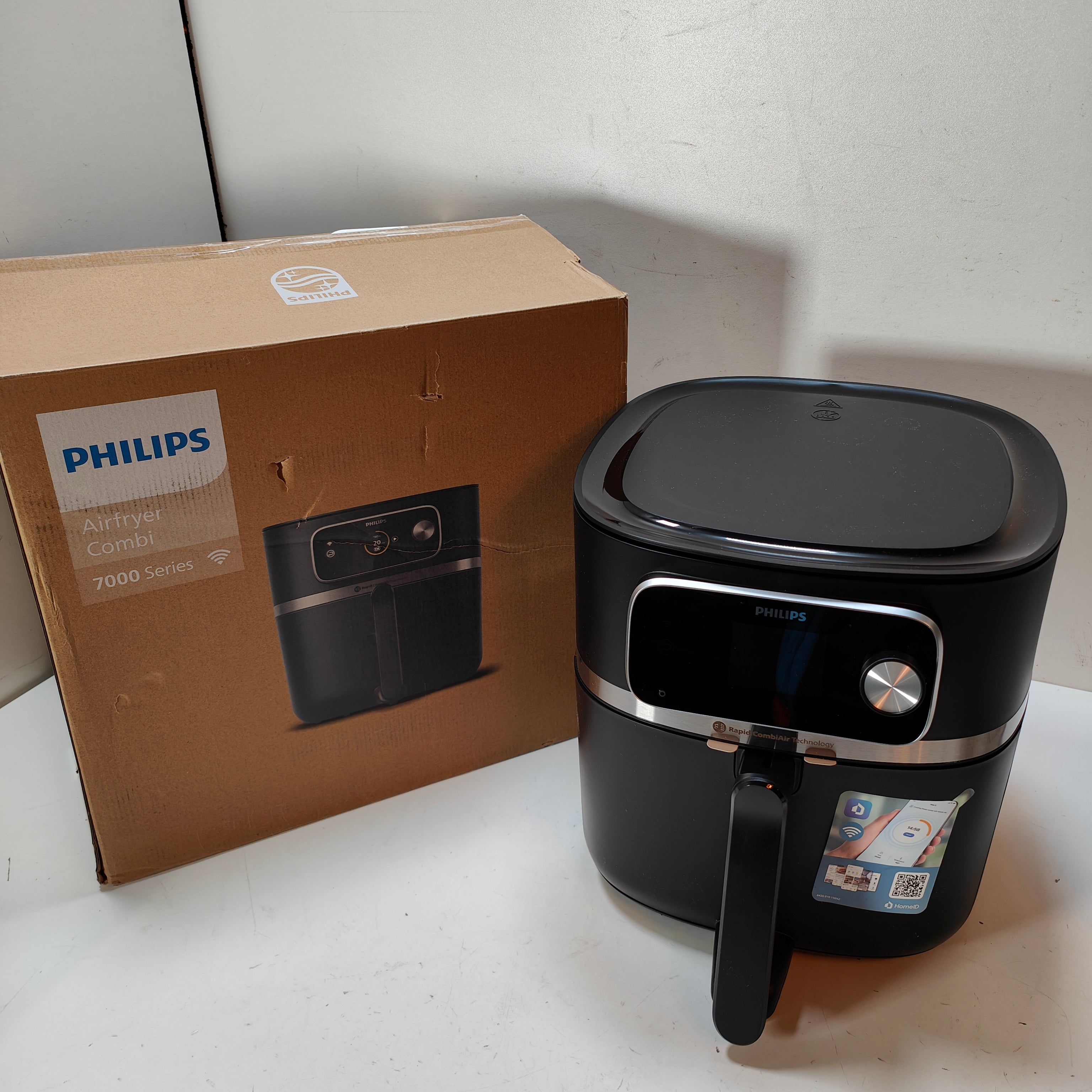 Philips Airfryer XXL Connected HD9880/90 + Voedselthermometer