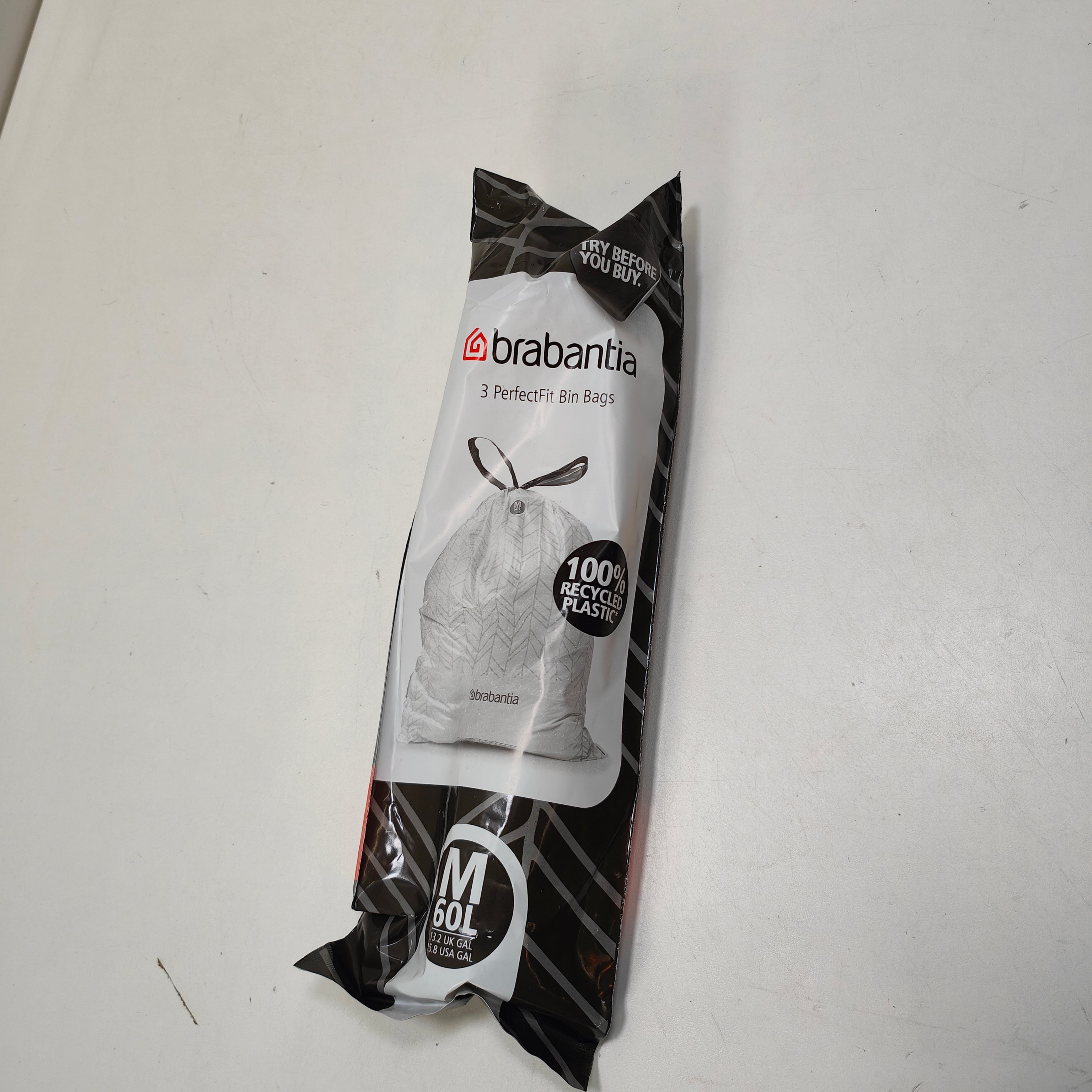 Brabantia Bo Touch Bin 60 Liter Platinum