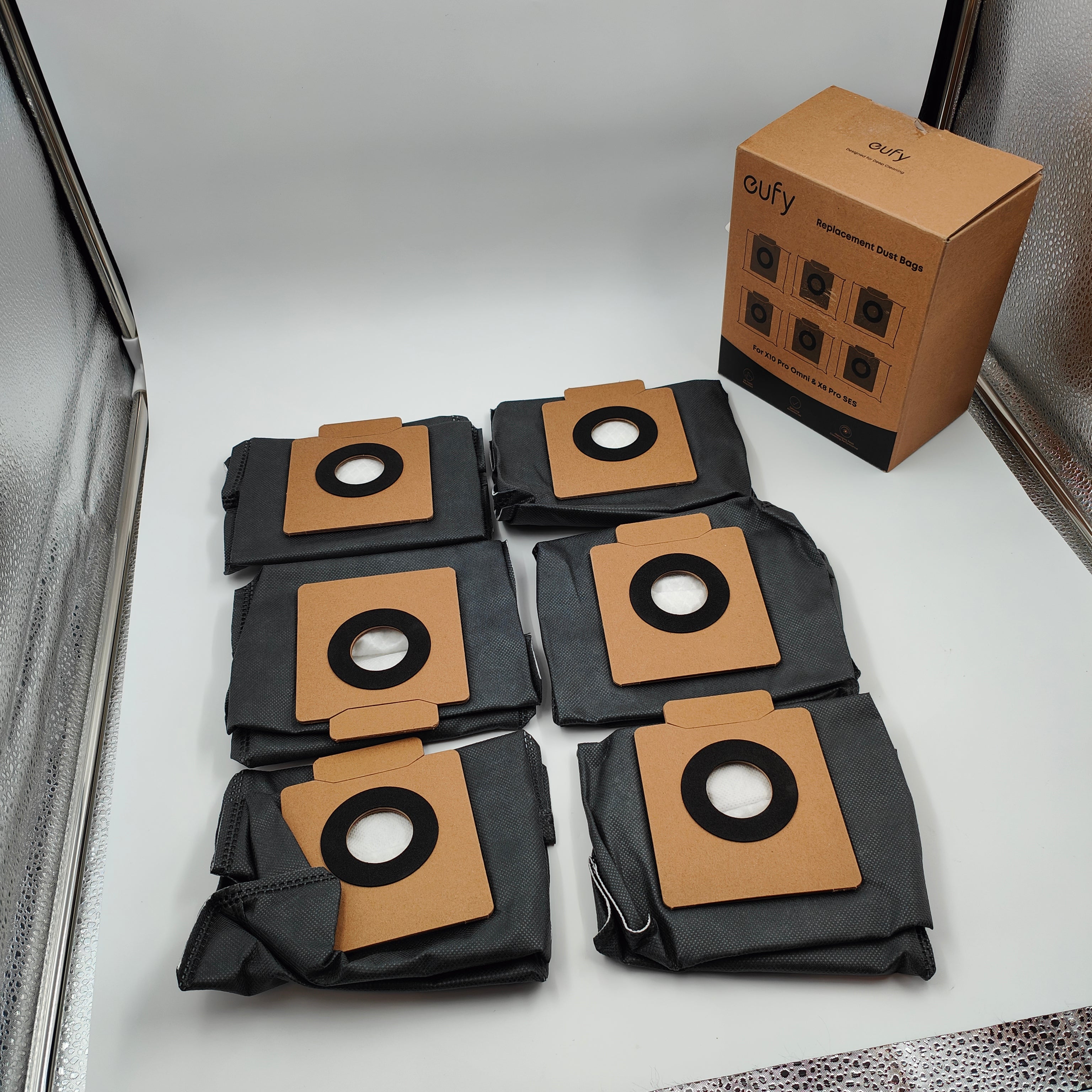 Sacs à poussière Eufy X8 et X10 (ensemble de 6)