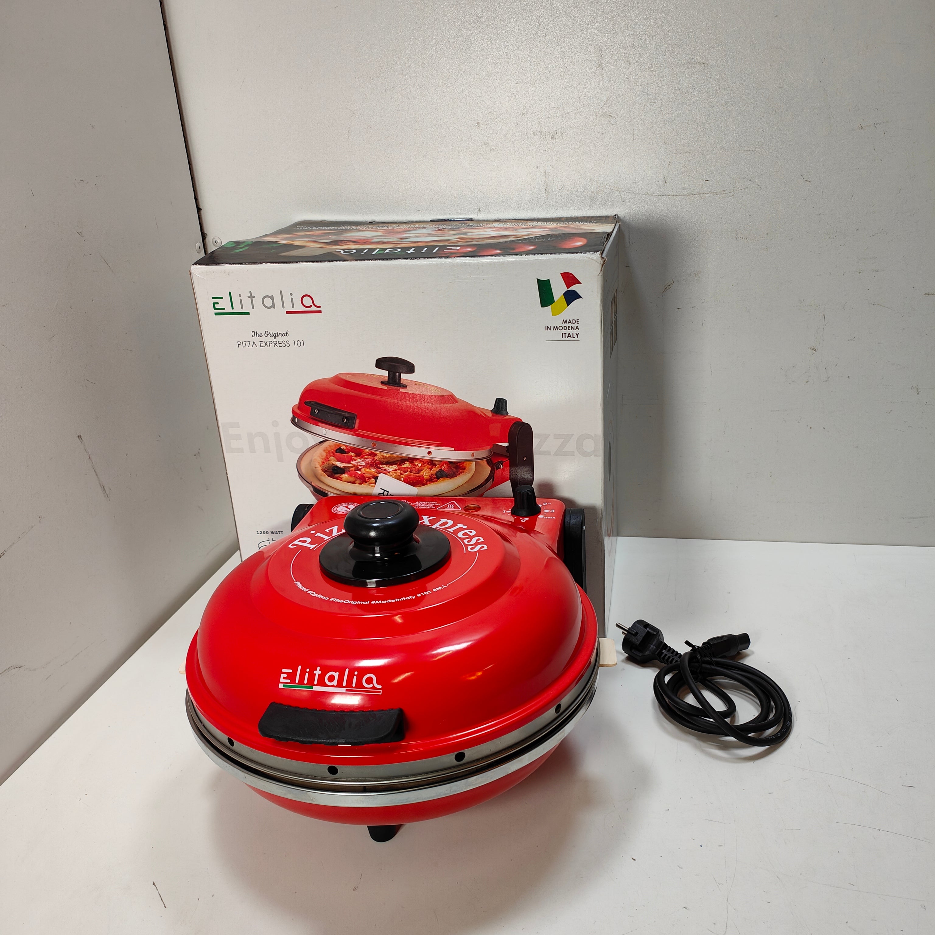 Optima Pizzaoven Rood