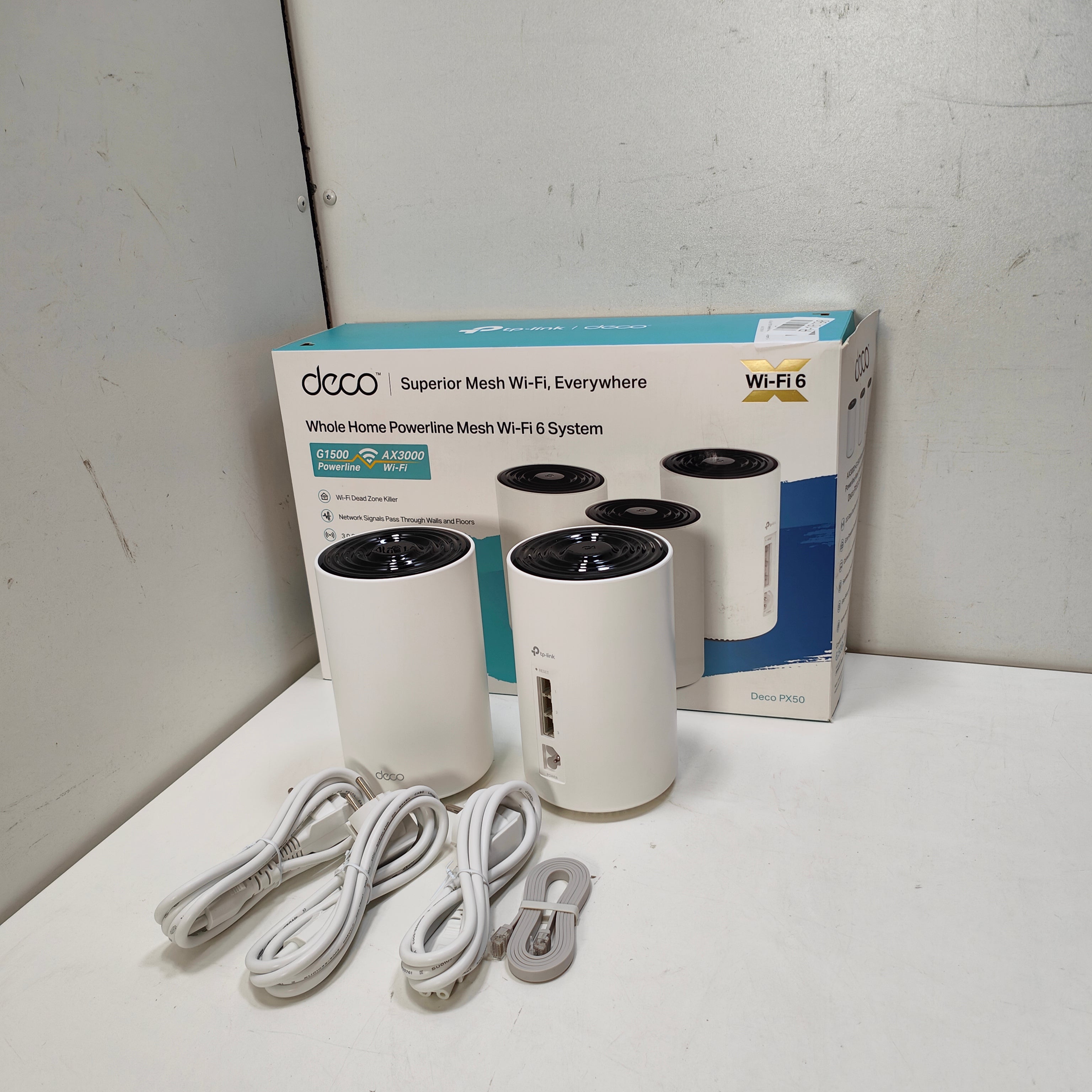 TP-Link Deco PX50 Powerline Mesh Multiroom 3-Pack