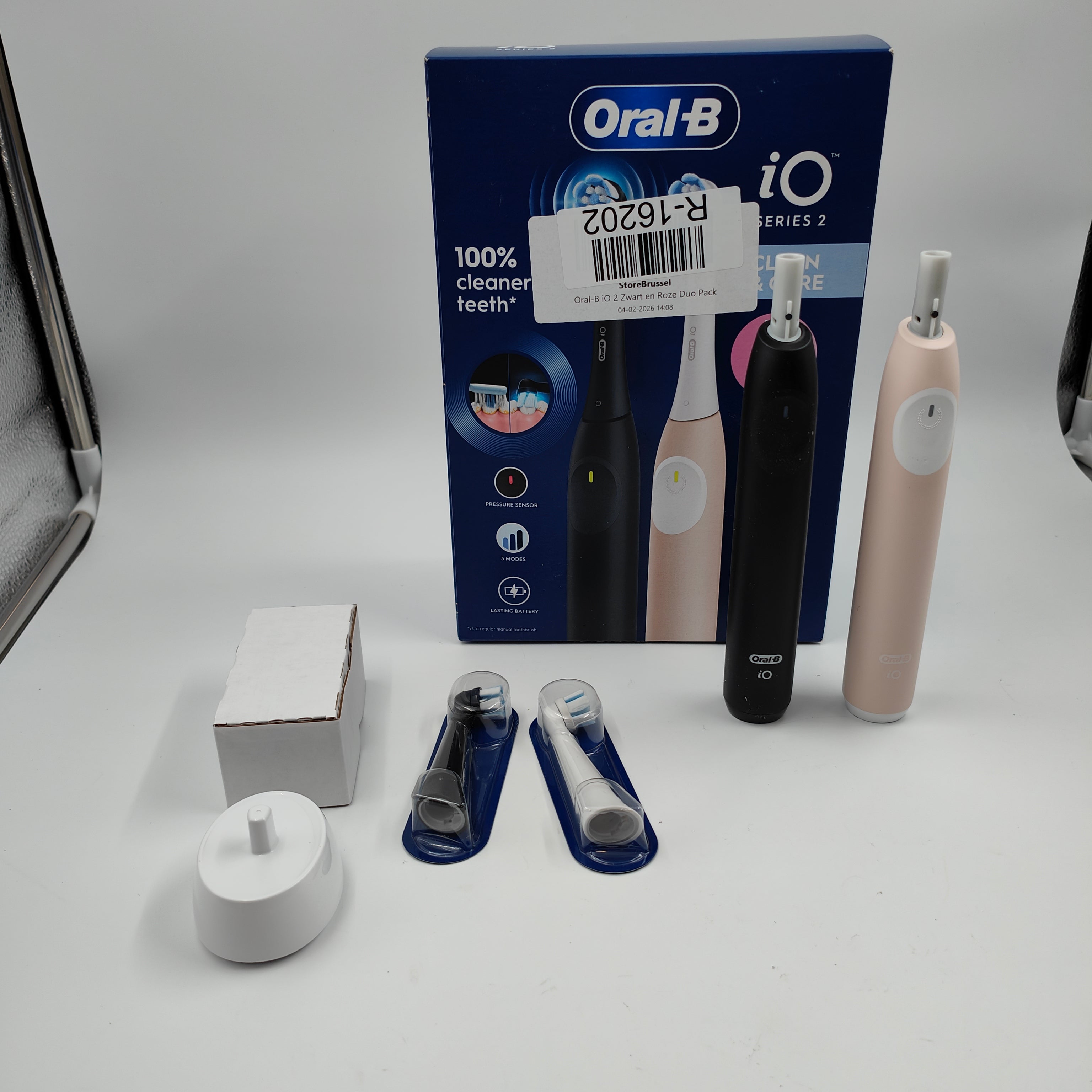 Oral-B iO 2 Zwart en Roze Duo Pack