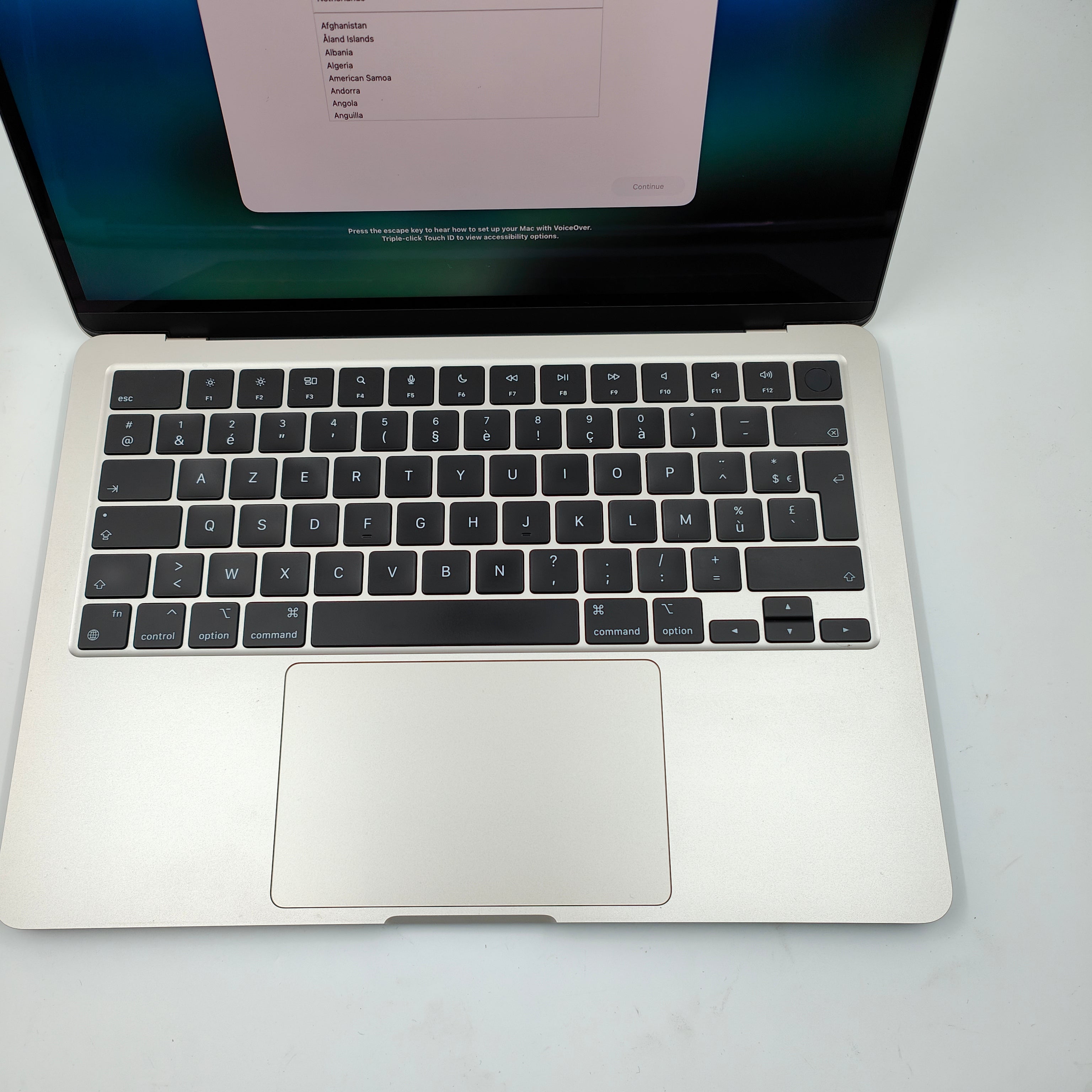 Apple MacBook Air 13" (2024) M3 (8/8) 8GB/256GB Sterrenlicht AZERTY