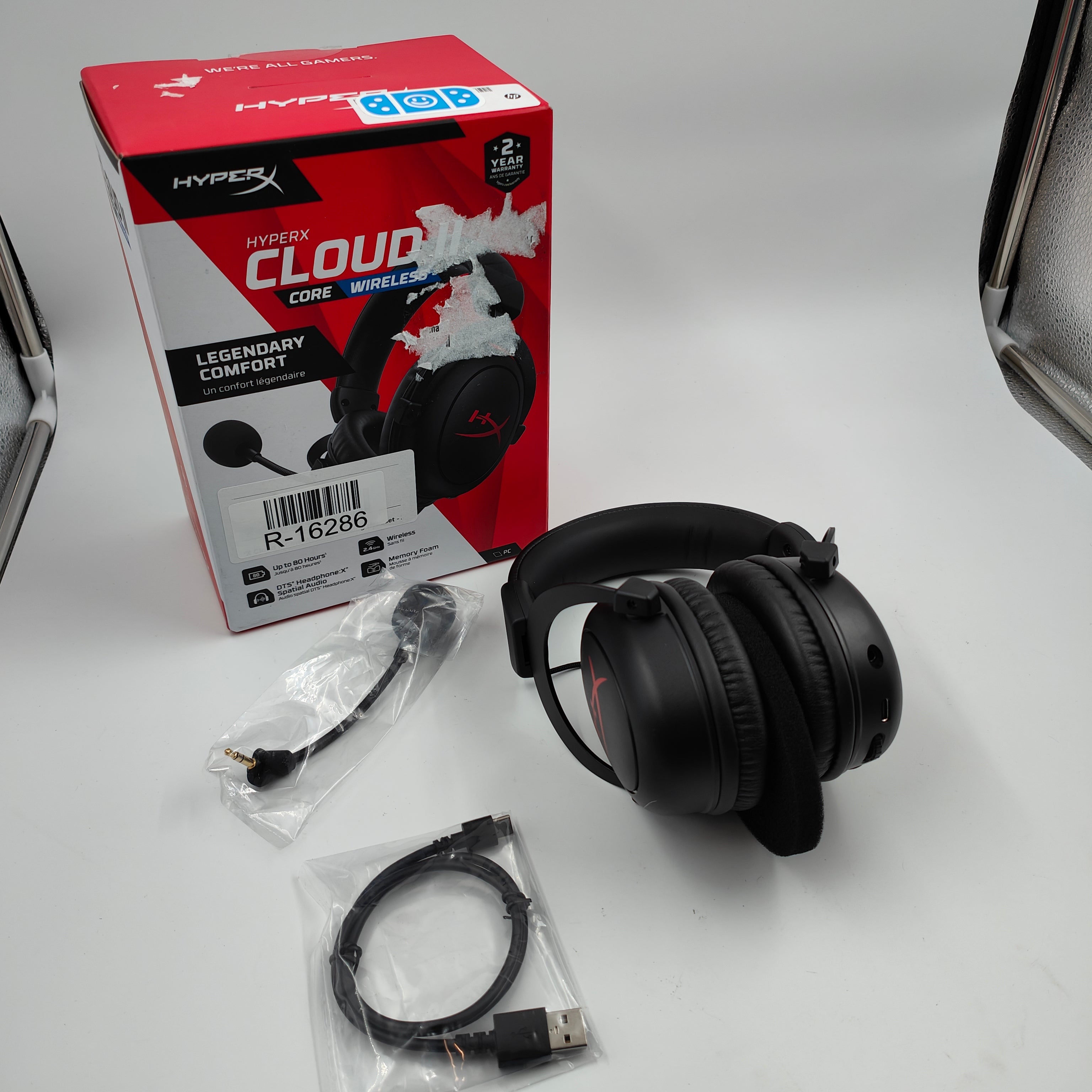 HyperX Cloud II Core Wireless Gaming Headset - Zwart