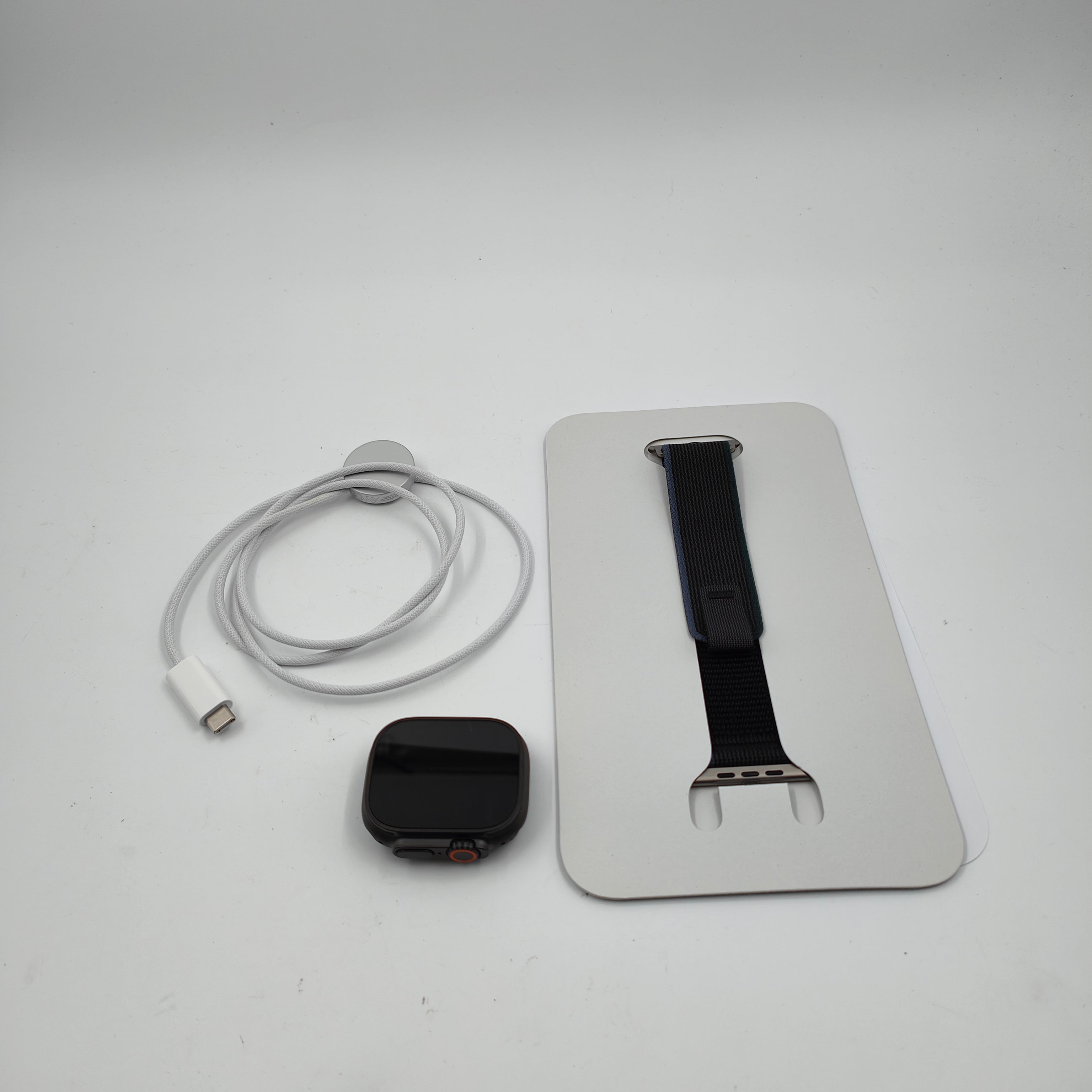 Apple Watch Ultra 2 4G 49mm Zwart Trail Band Zwart M/L