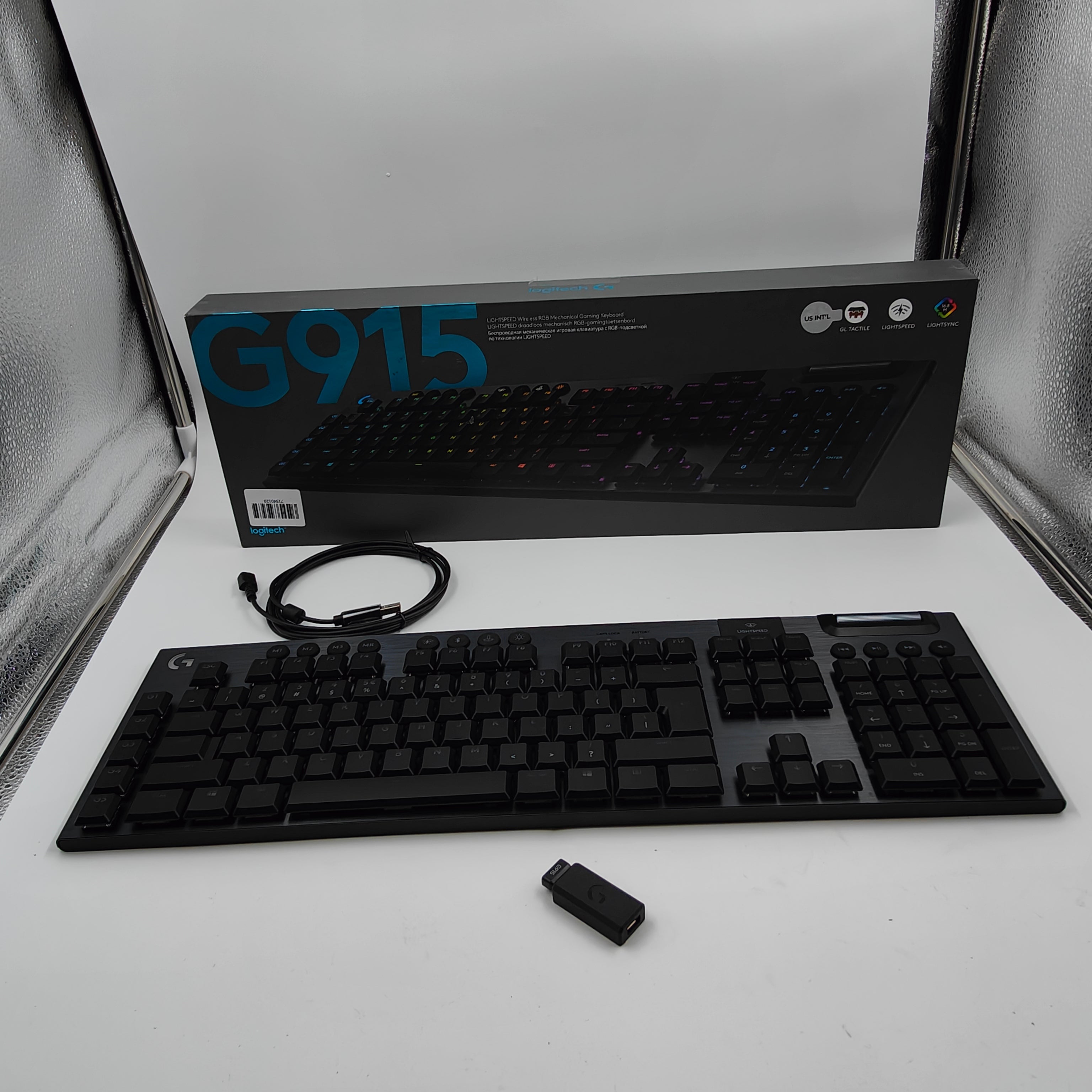 Logitech G 15 Lightspeed Wireless RGB Mechanical Gaming QWERTY