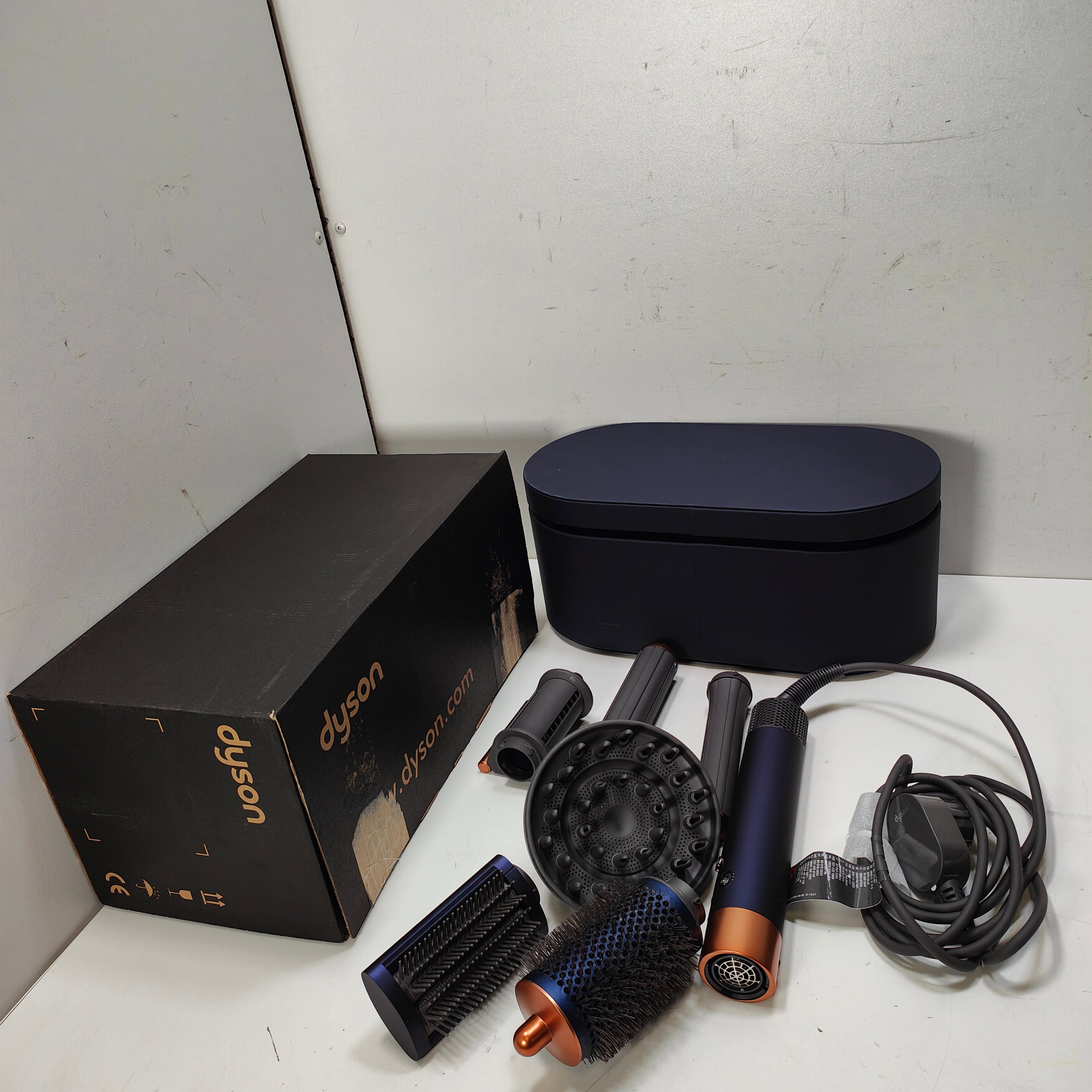 Dyson Airwrap Complete Long Volumise Blauw/Koper