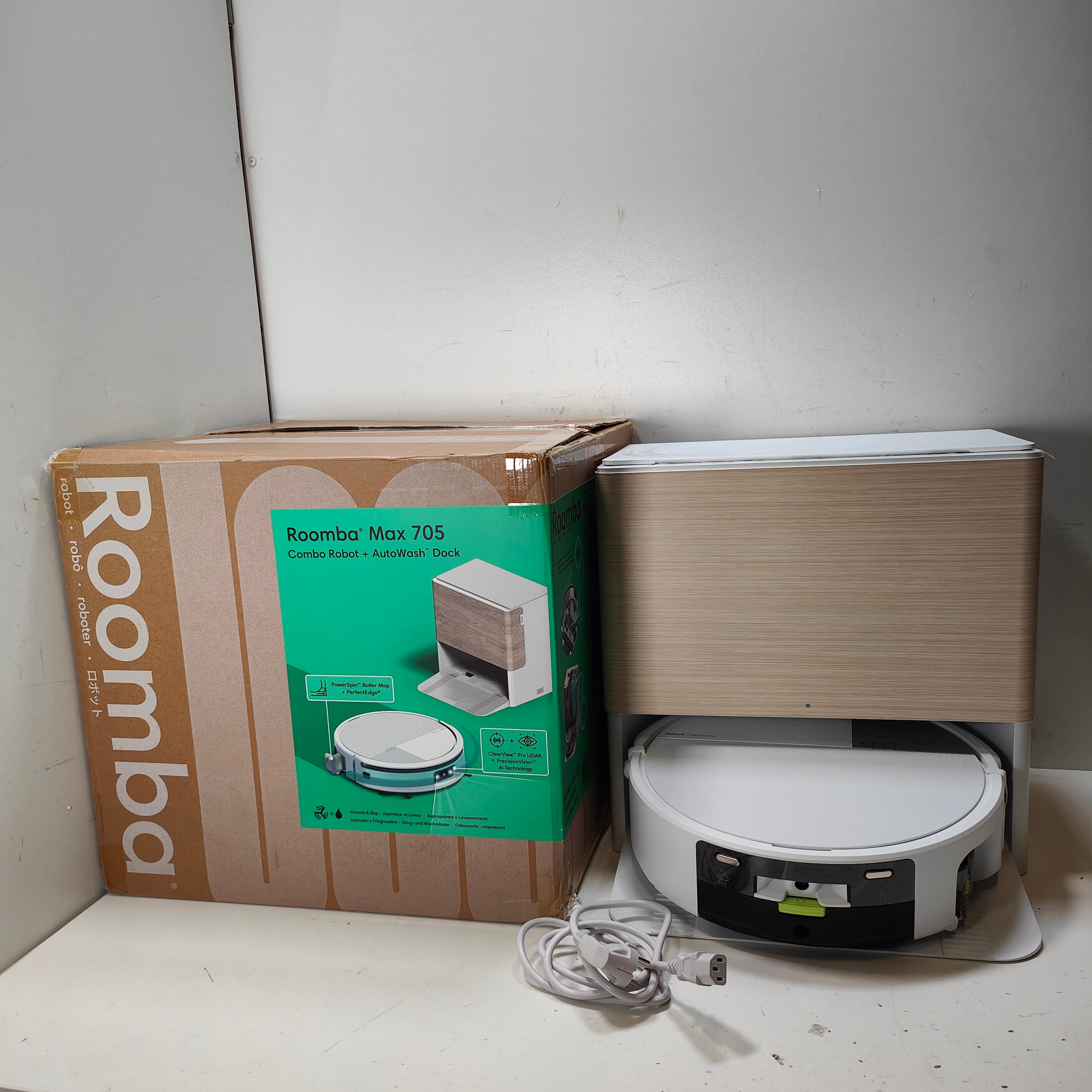 iRobot Max 705 Combo Roboter + AutoWash® Dock Wit