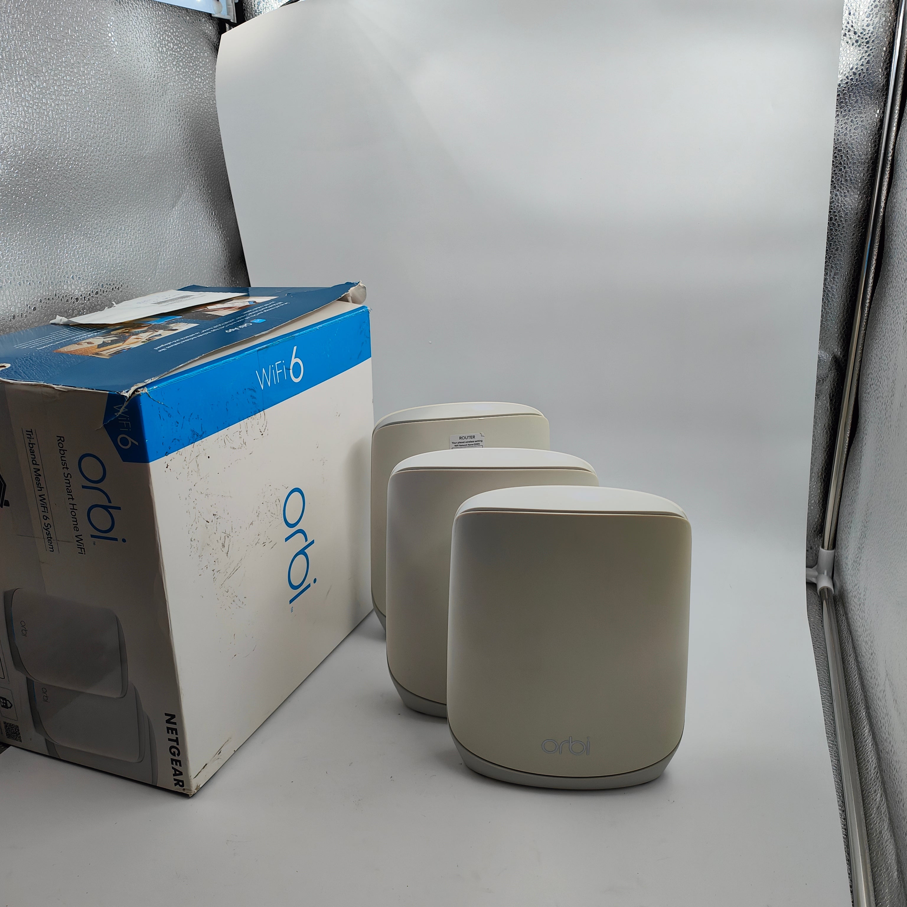 Netgear Orbi RBK763s Mesh Wifi 6 (3-pack)