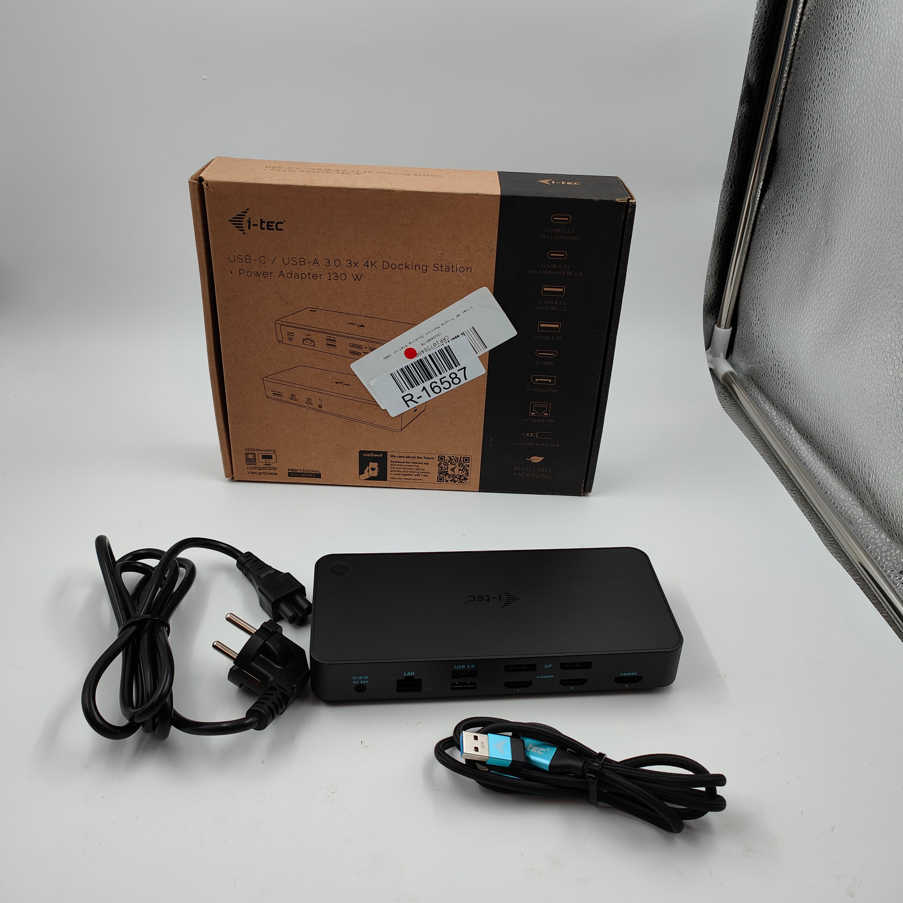 I-tec USB-C en USB-A Docking Station Thunderbolt 3 en 4K 70W