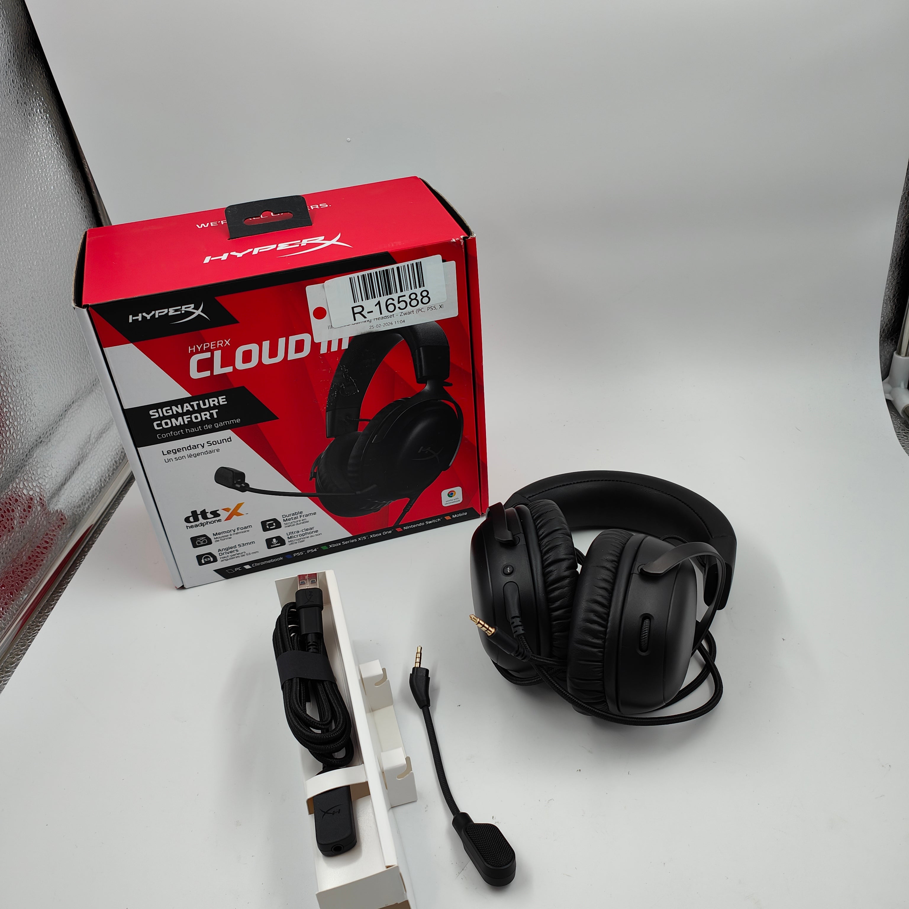 HyperX Cloud III Wired Gaming Headset - Black