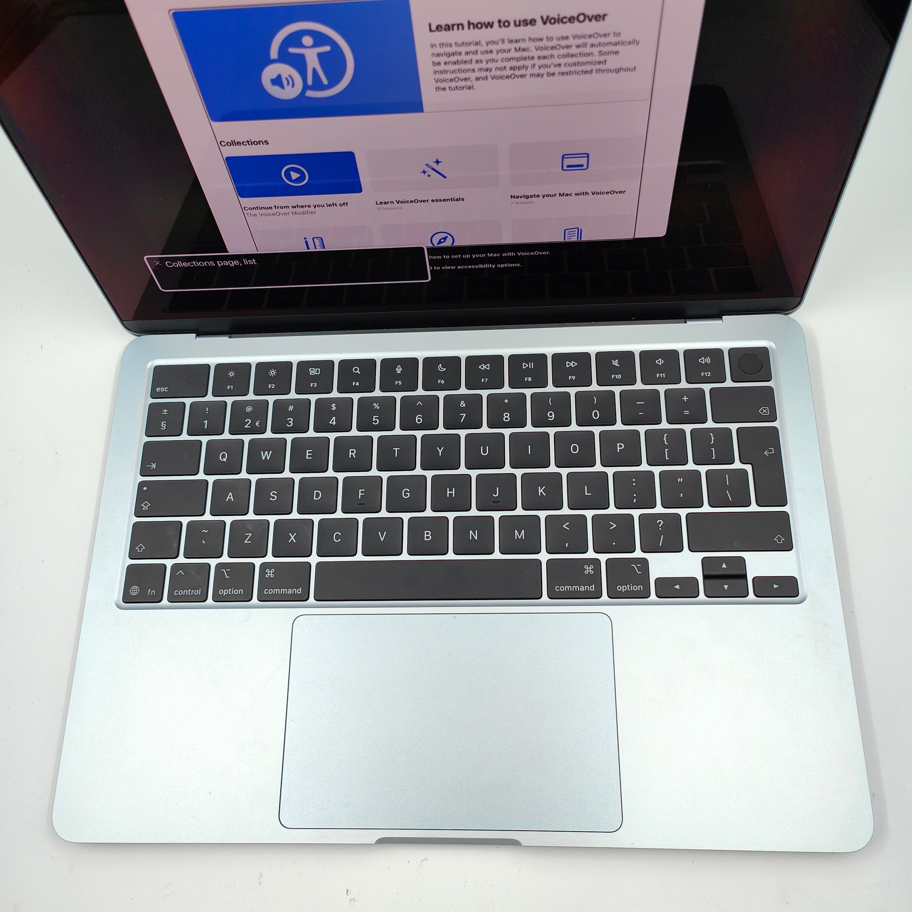 Apple MacBook Air 13" (2025) M4 (10/8) 16GB/256GB Sky Blue AZERTY