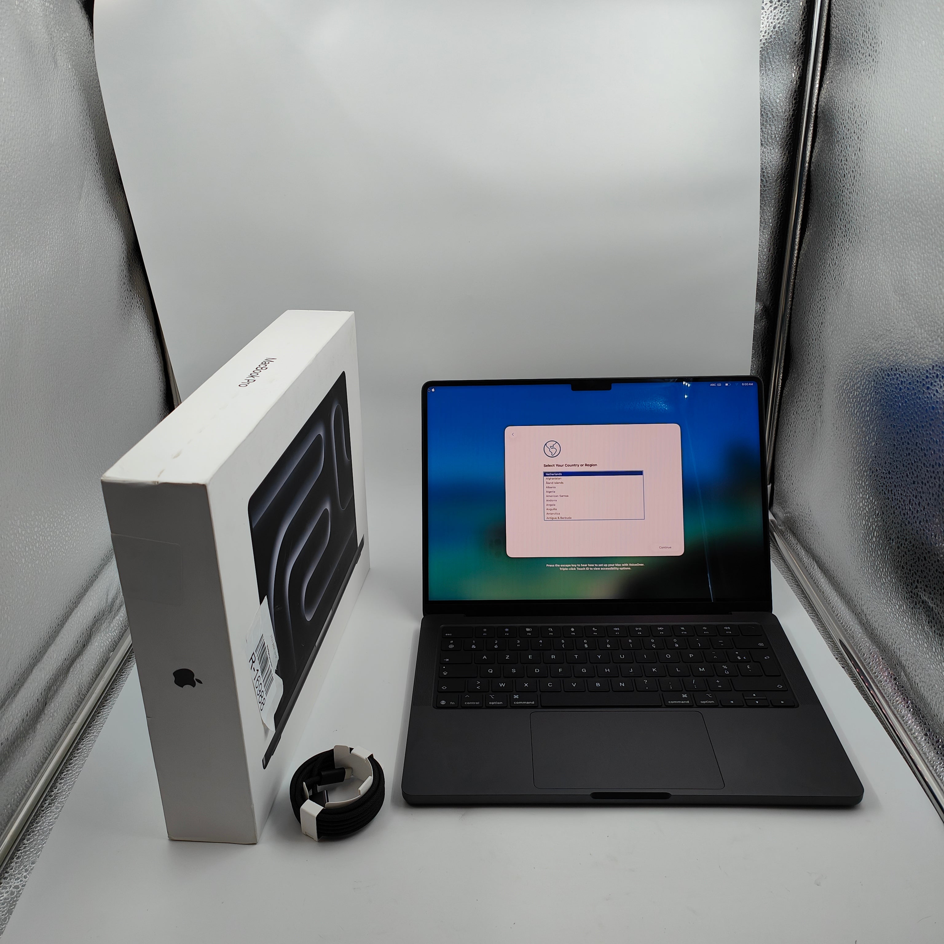 Apple MacBook Pro 14 M5 16/512GB Zwart AZERTY