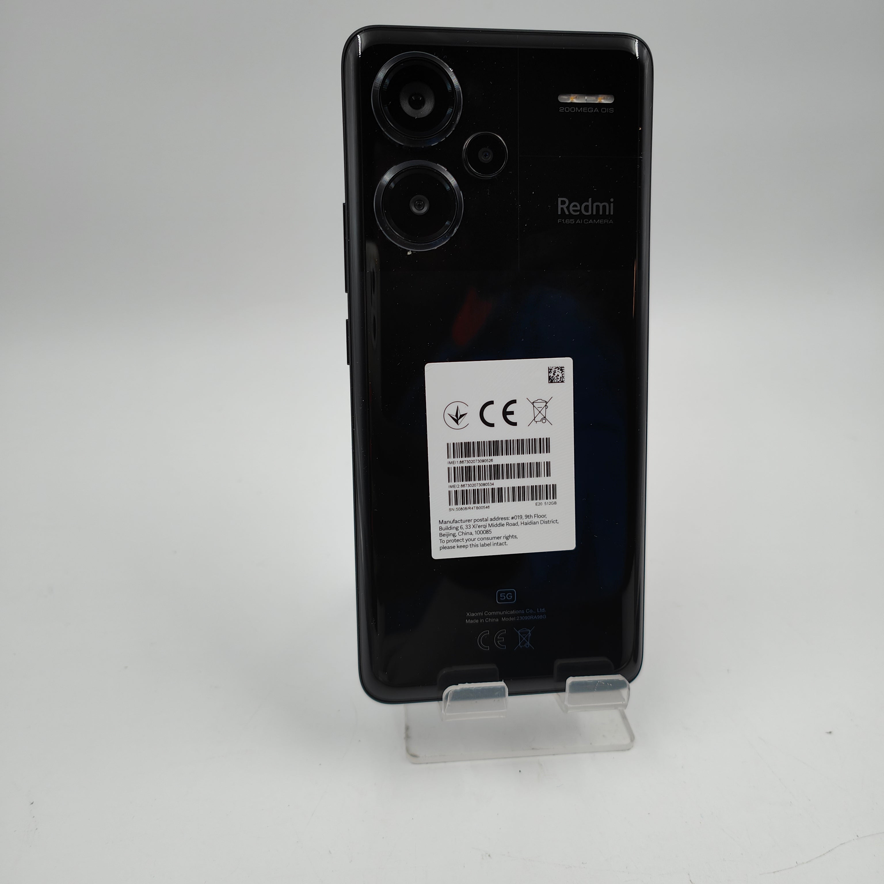 Xiaomi Redmi Note 13 Pro+ 5G Midnight Black 12GB RAM 512GB ROM