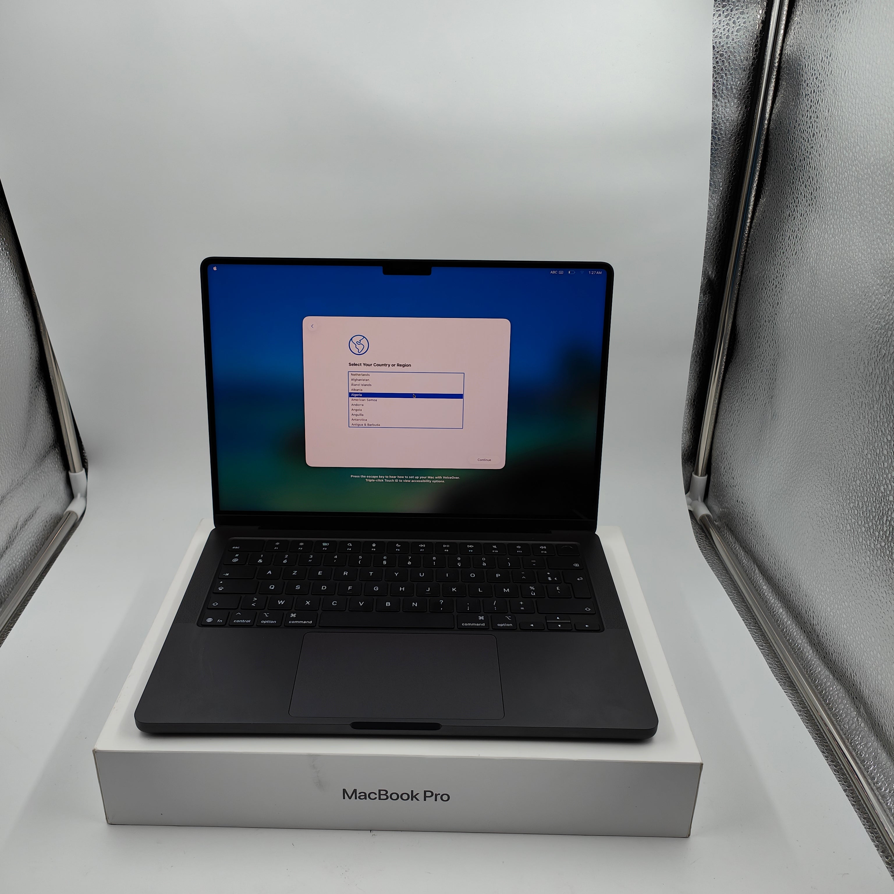 Apple MacBook Pro 14 M5 16/512GB Schwarz AZERTY