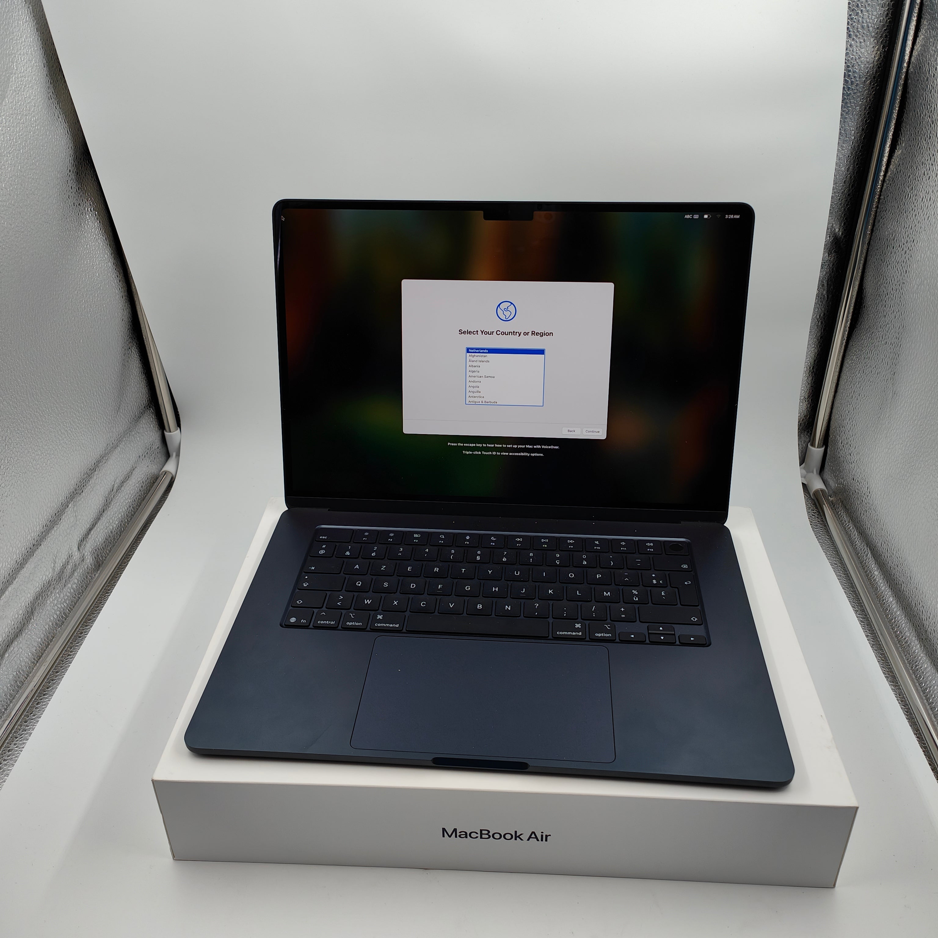 Apple MacBook Air 15 Zoll (2025) M4 (10 CPU/10 GPU) 16GB/256GB Mitternacht AZERTY