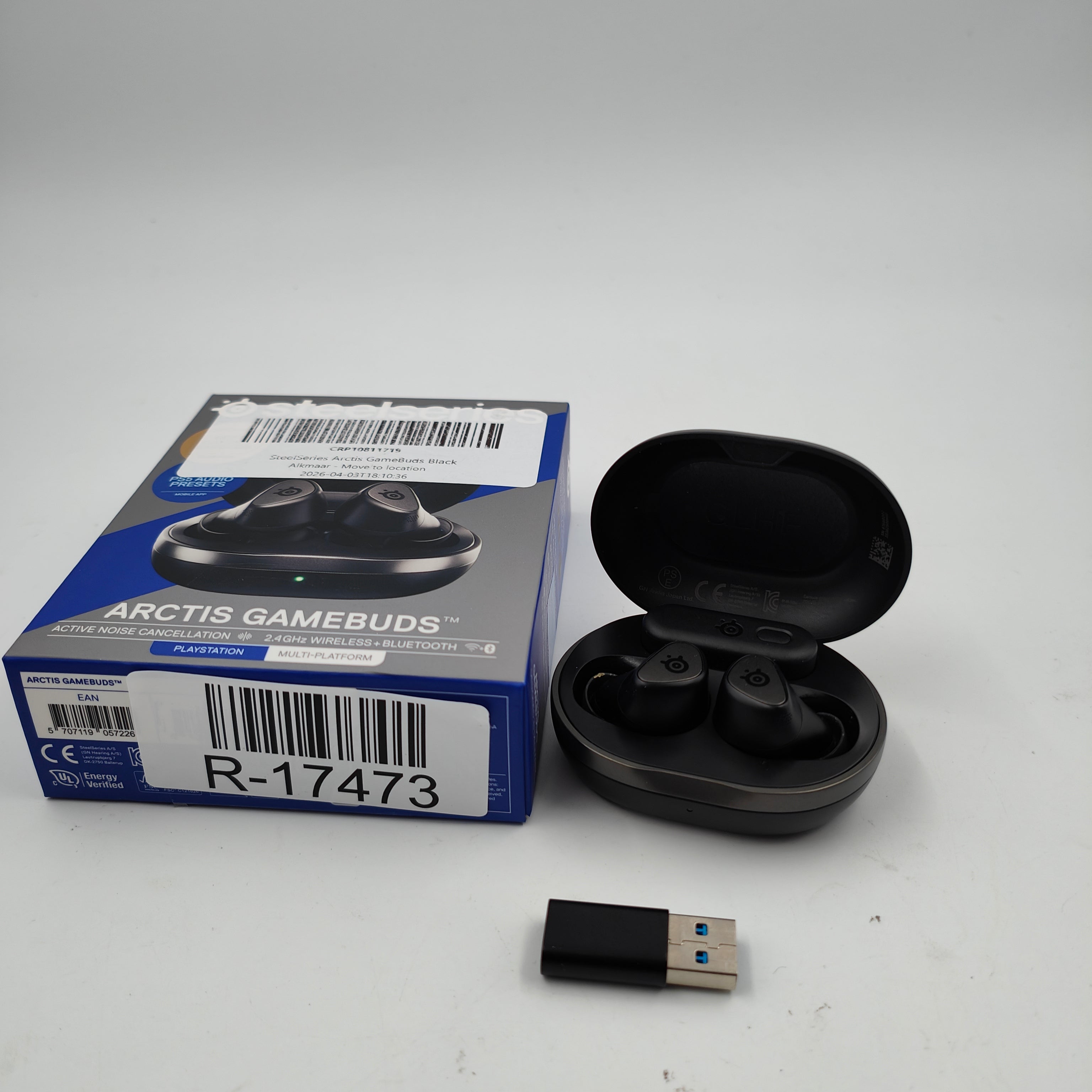 SteelSeries Arctis GameBuds Zwart