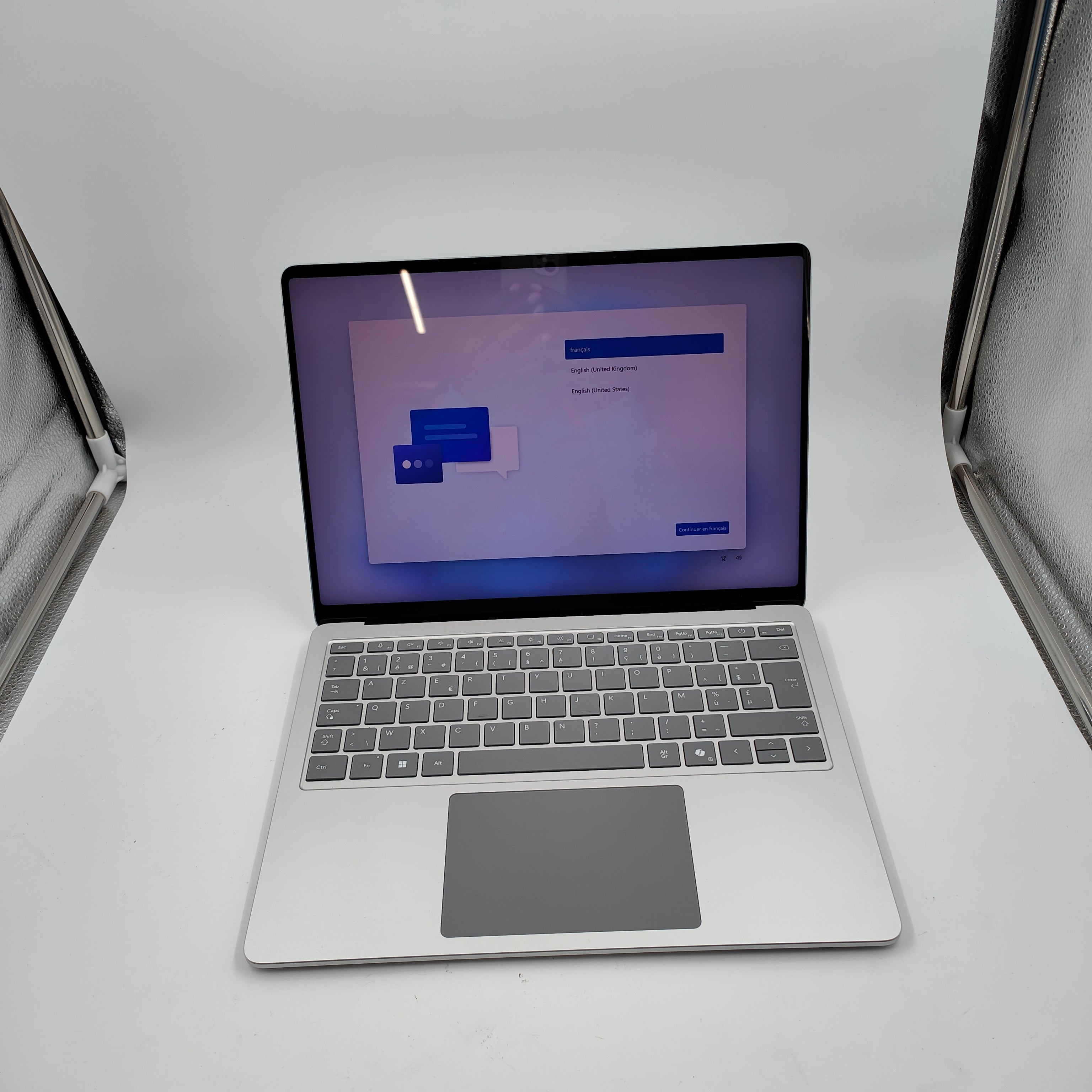 Microsoft Surface Laptop Copilot+ PC 15 Snapdragon X Elite / 16GB / 256GB Platinum AZERTY