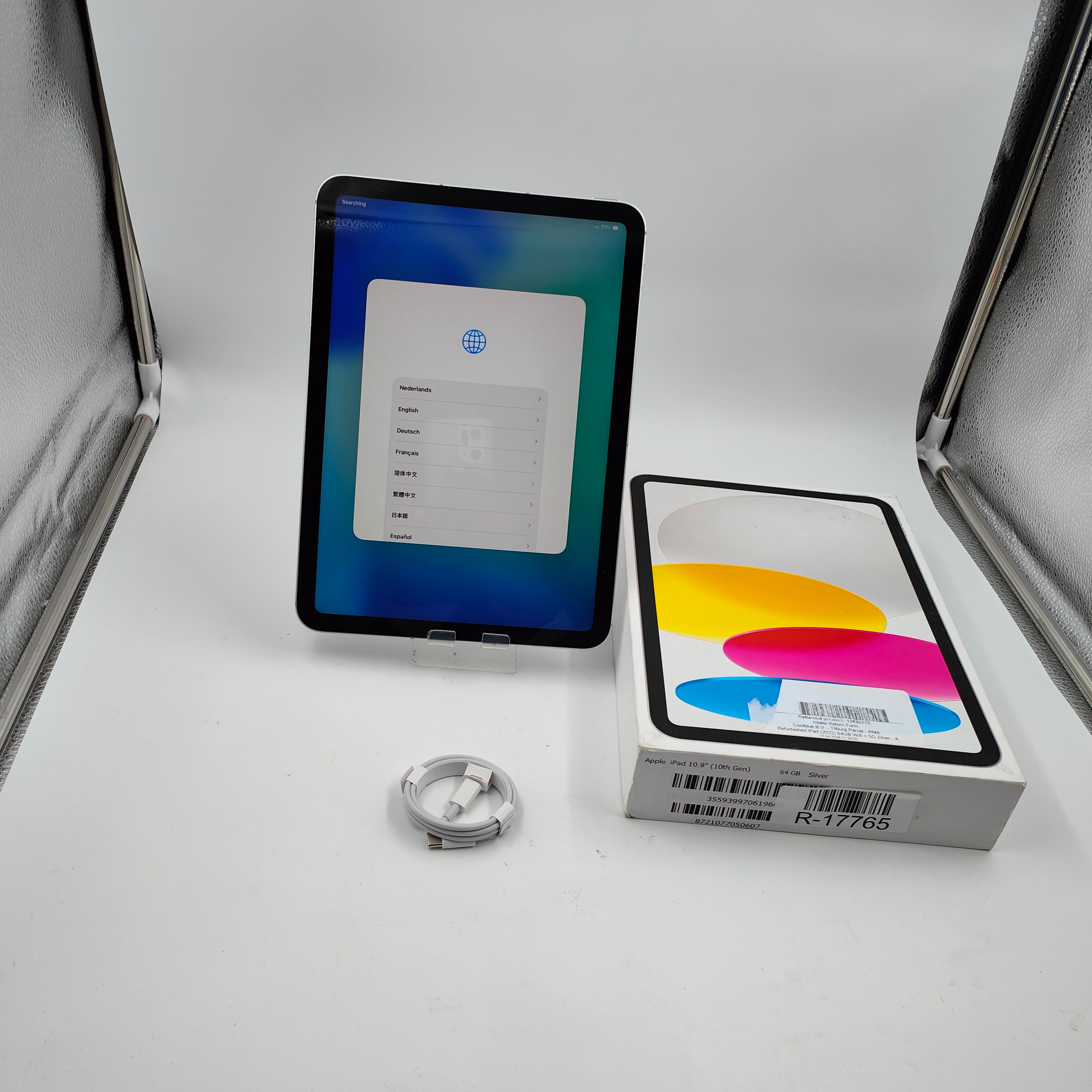Refurbished iPad (2022) 64GB Wifi + 5G Silver